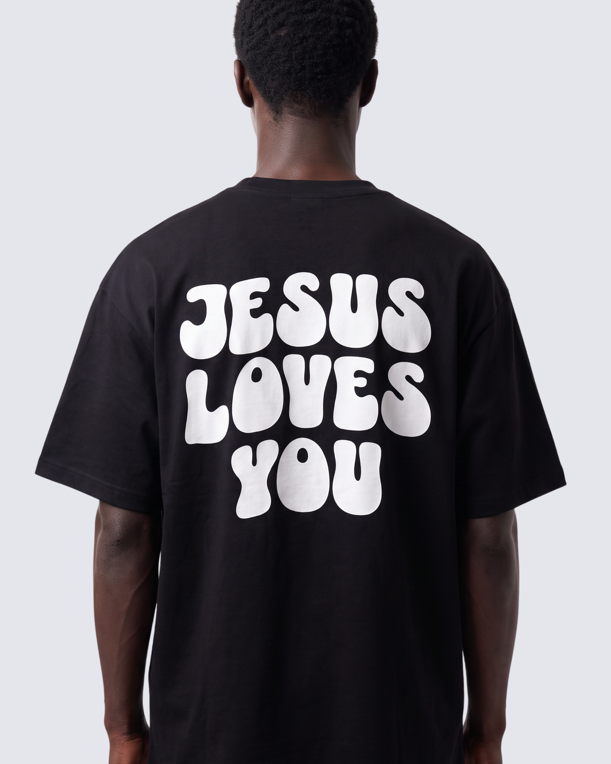 Camiseta Oversized - Jesus Loves You
