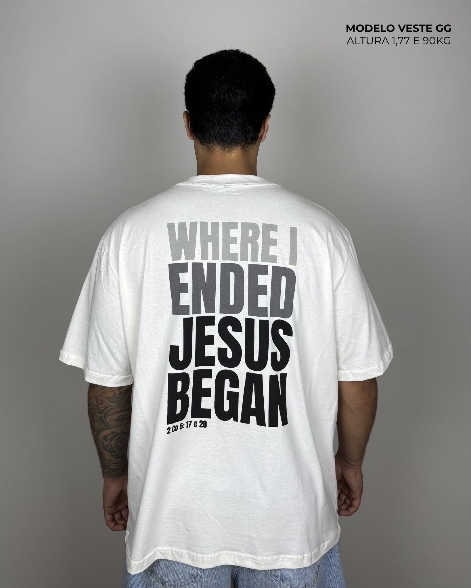 Kit 5 Camisetas Oversized - Coleção Verbo Start