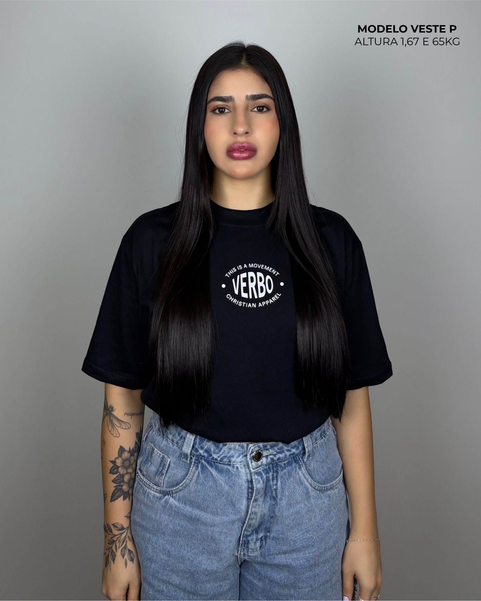 Camiseta Oversized - The chosen (Preta)