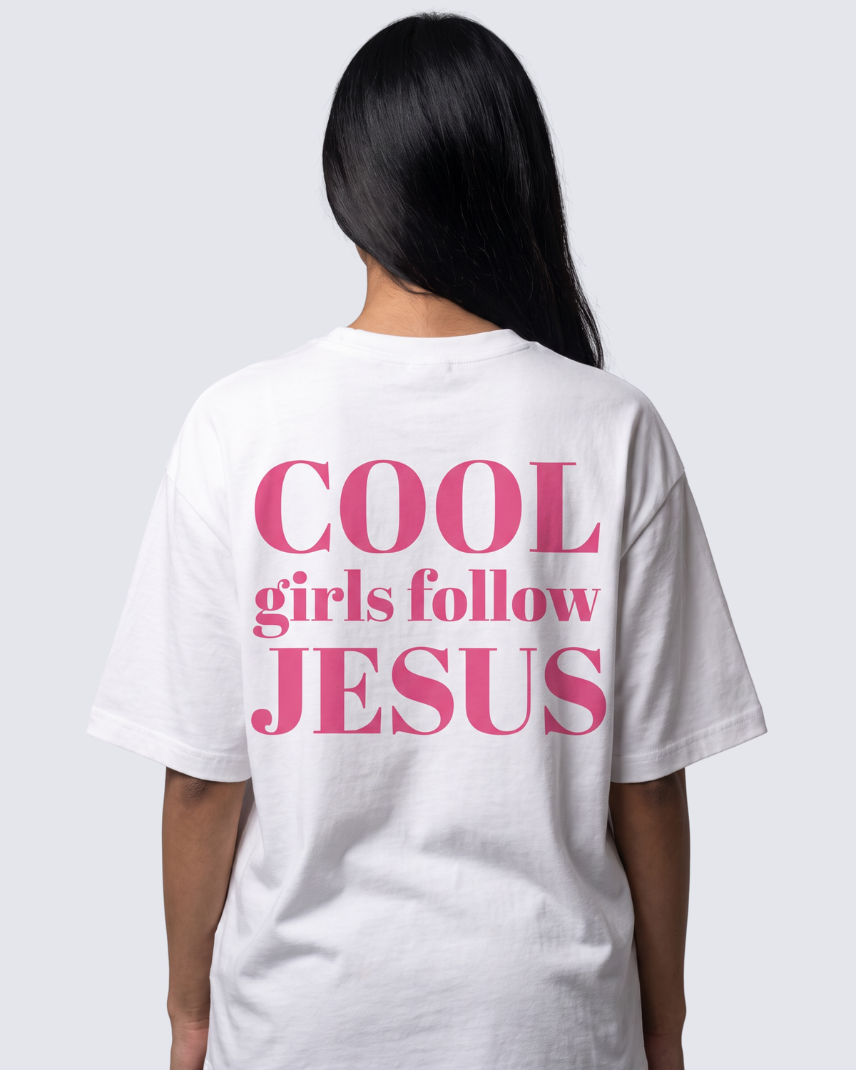 Camiseta Oversized - Cool Girls Follow Jesus