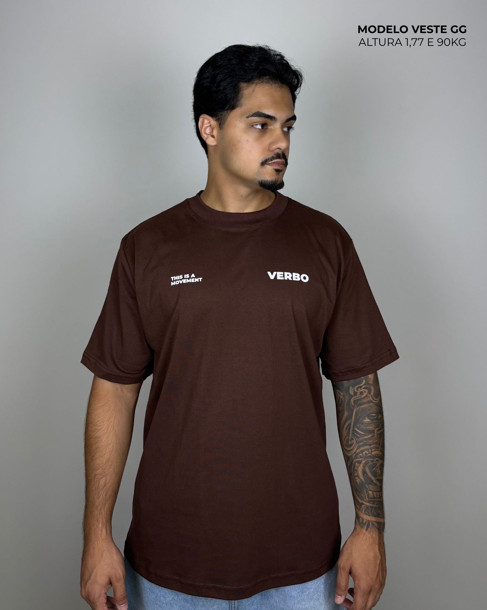 Camiseta Oversized - Desert (Marrom)