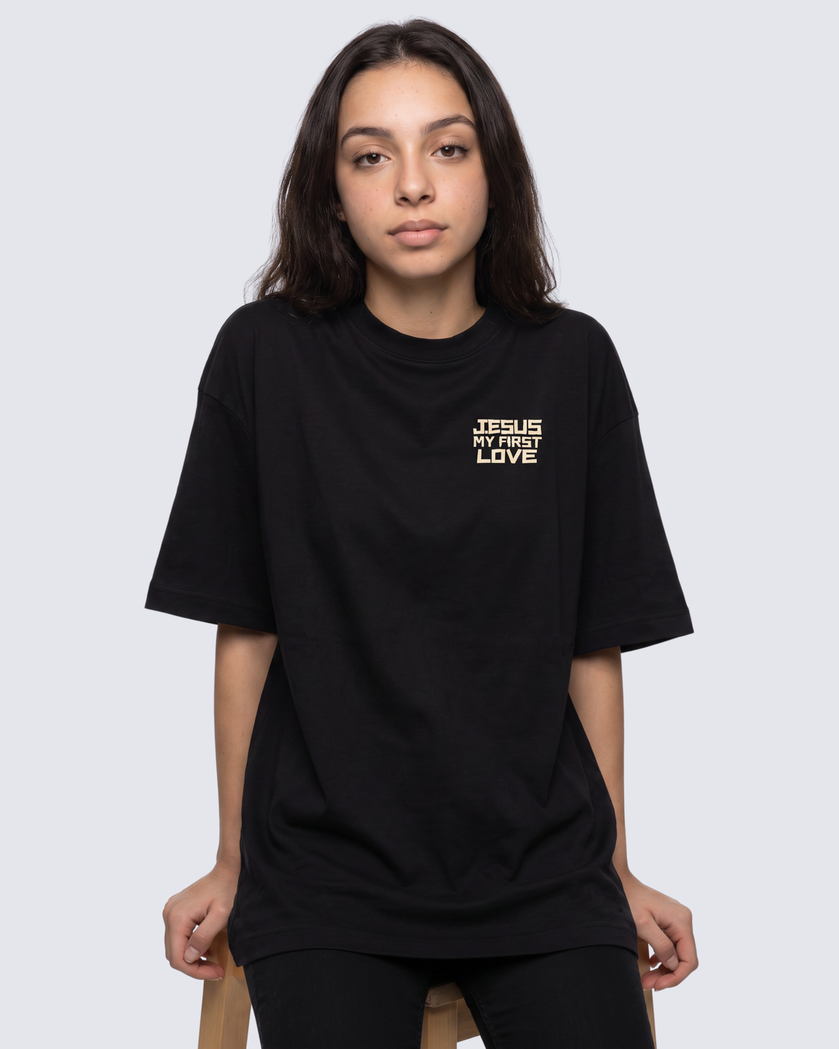 Camiseta Oversized - Jesus, meu Primeiro amor