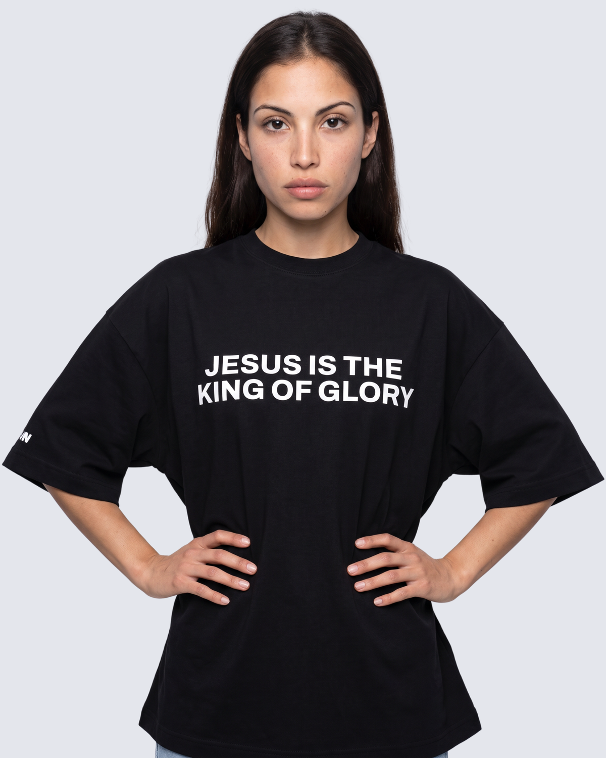 Camiseta Oversized - Jesus is King of Glory