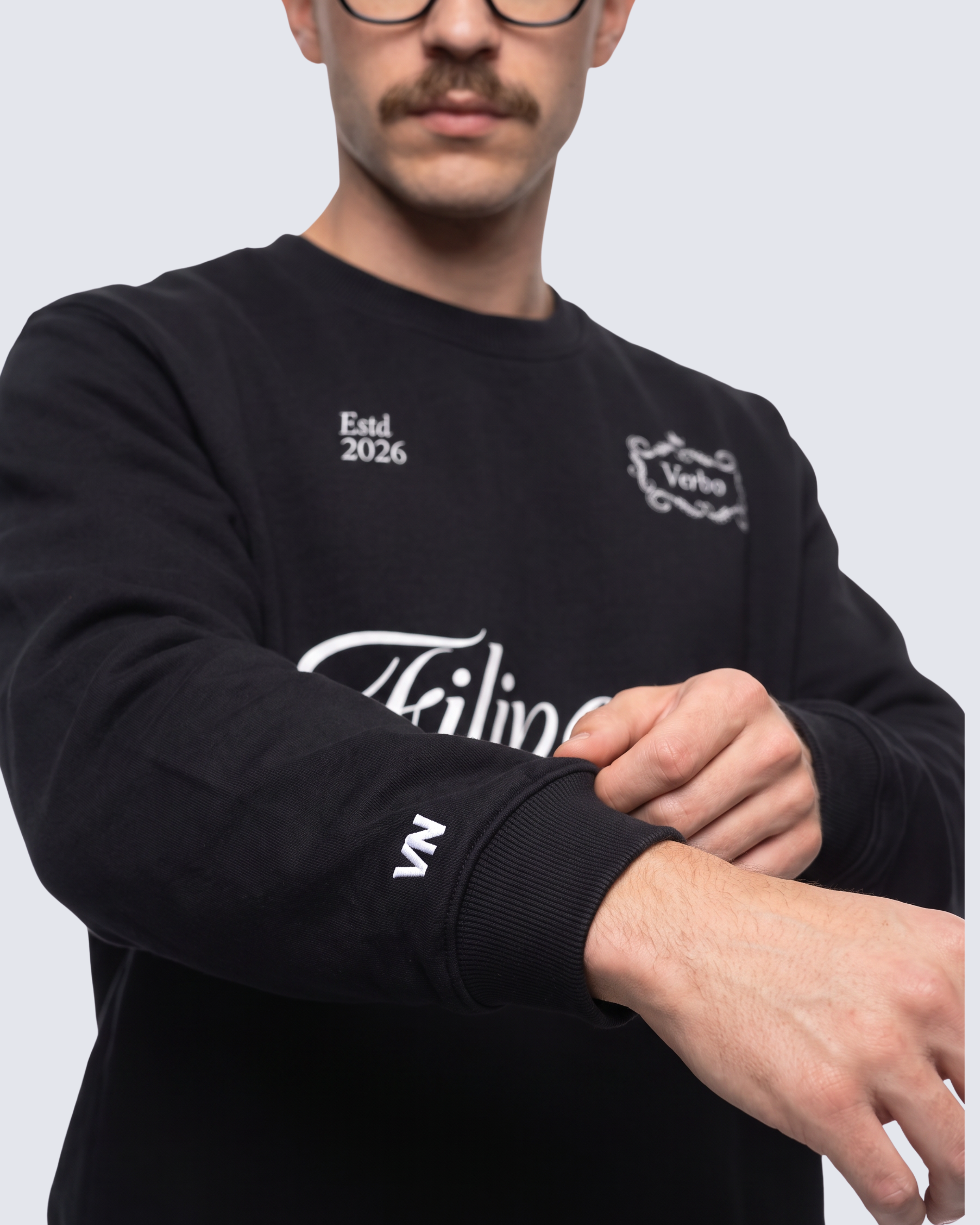 Moletom Gola Careca Preto - Filipenses 1:21