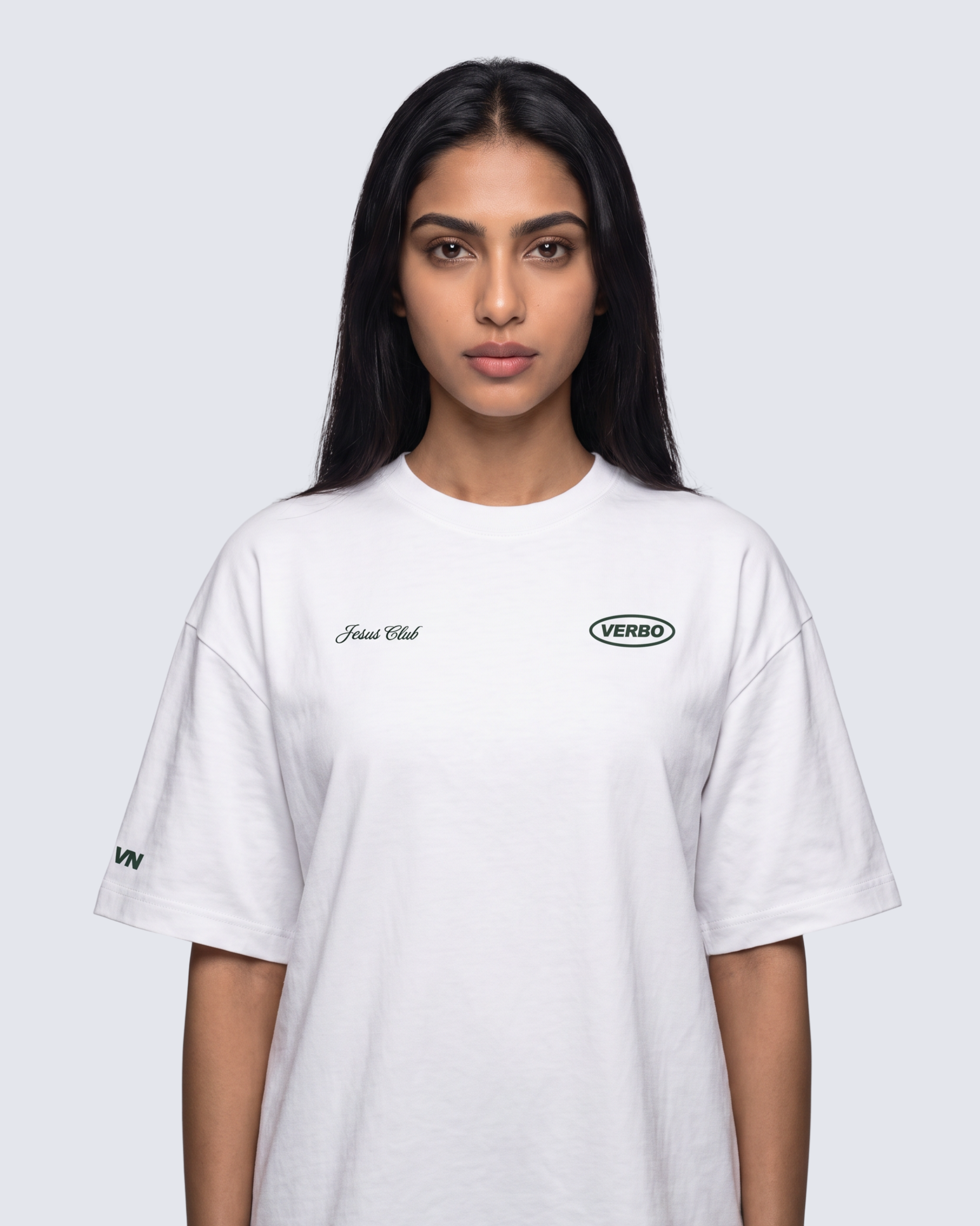 Camiseta Oversized OffWhite - Jesus Club