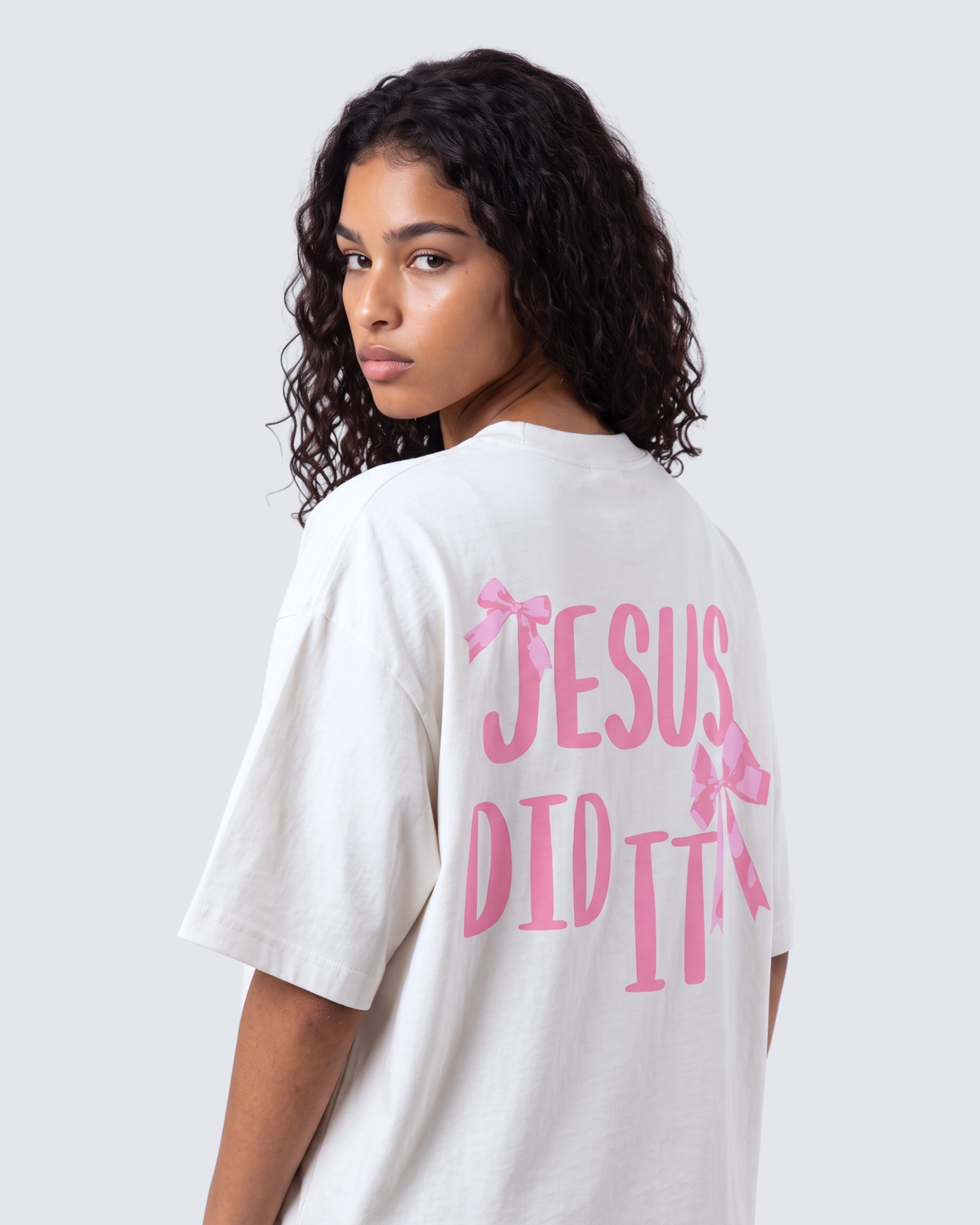 Camiseta Oversized - Jesus did it