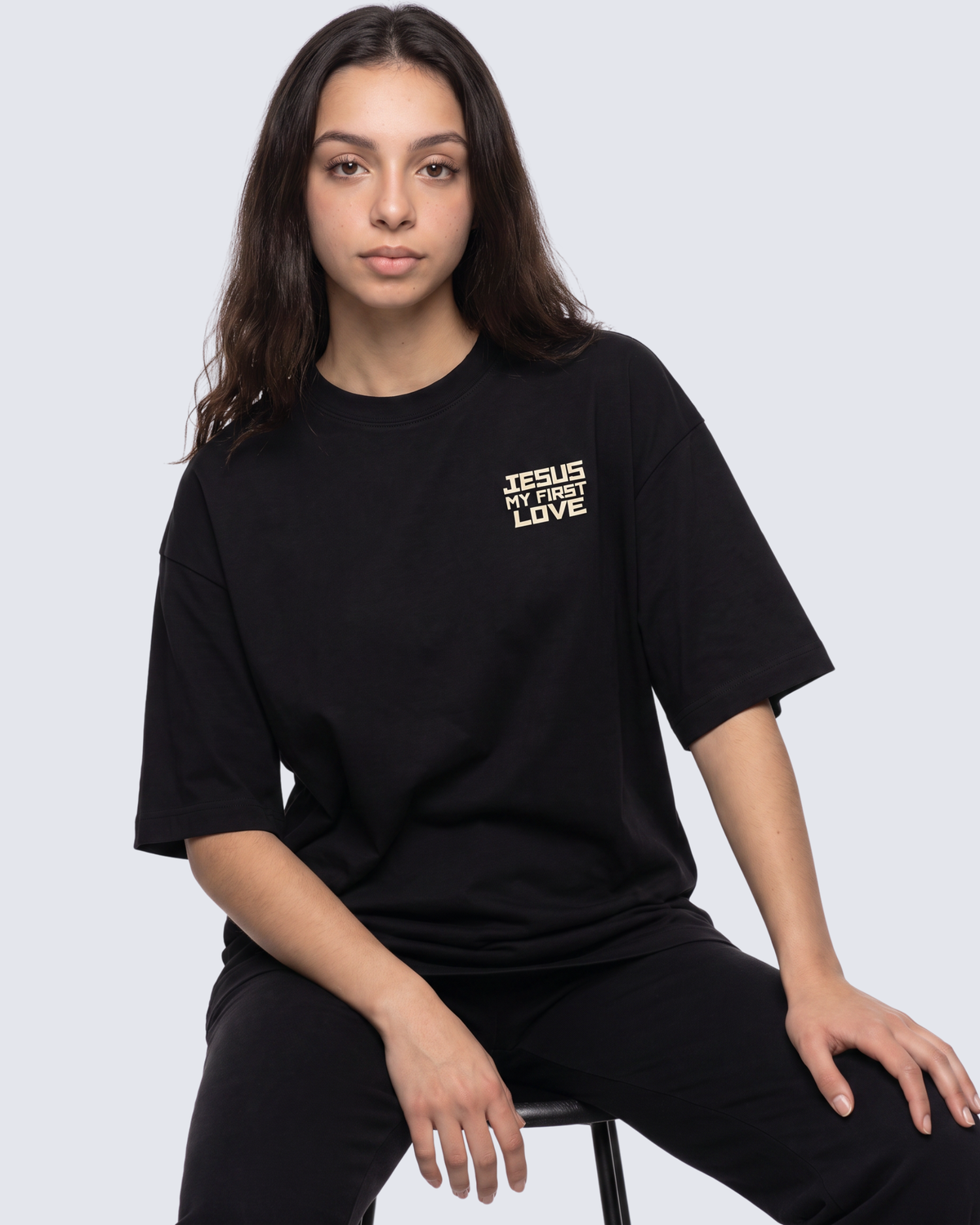 Camiseta Oversized - Jesus, meu Primeiro amor