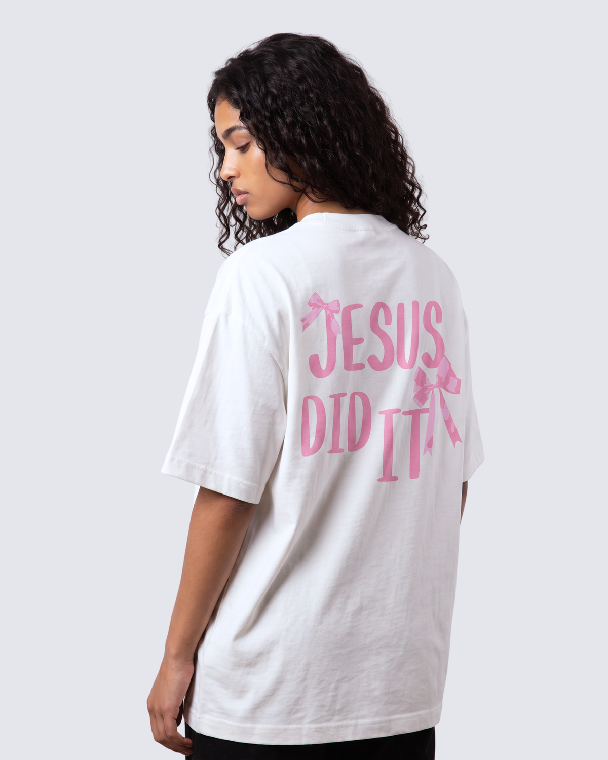 Camiseta Oversized - Jesus did it