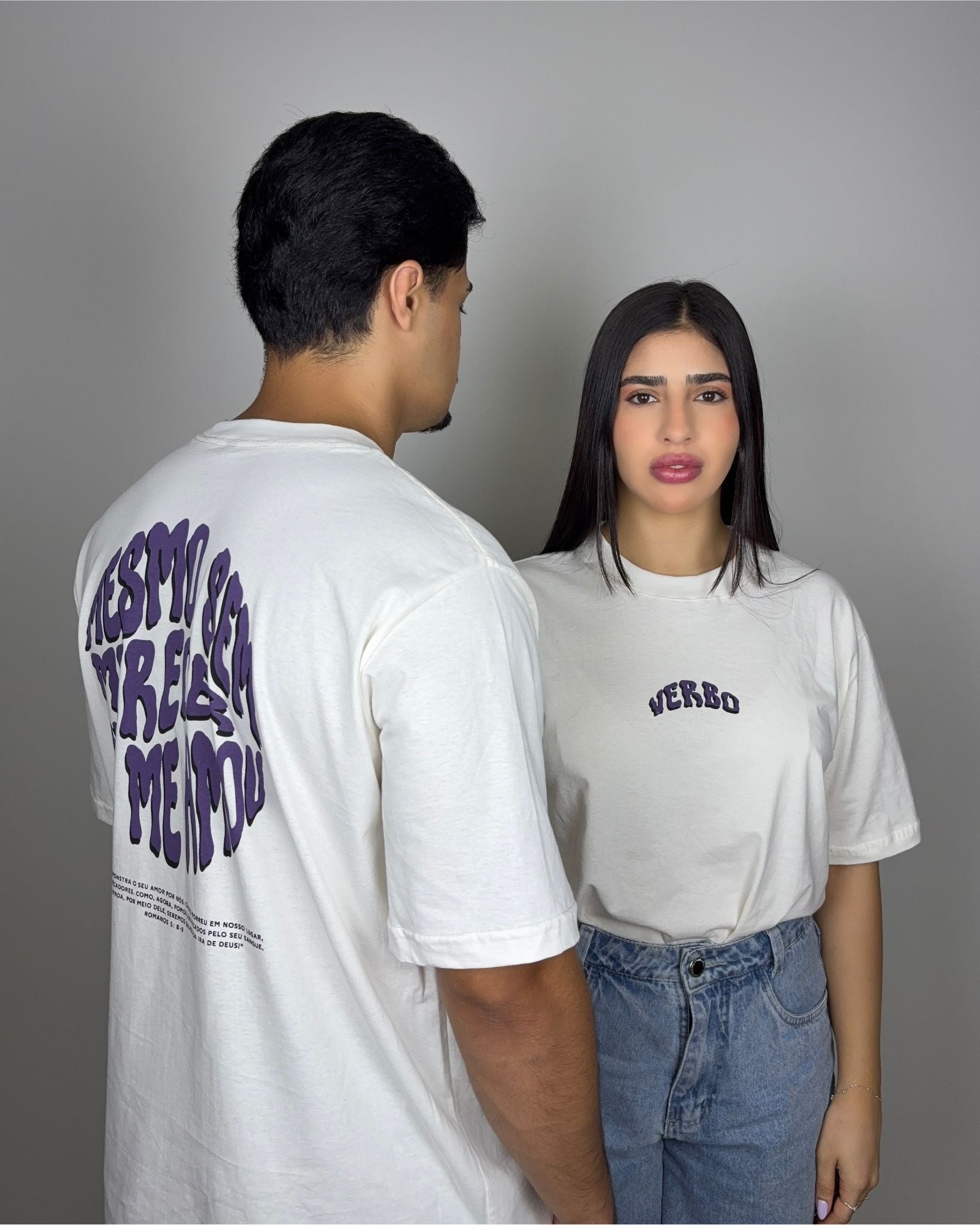 Kit 3 Camisetas Oversized - Ele me amou, Desert e The Chosen
