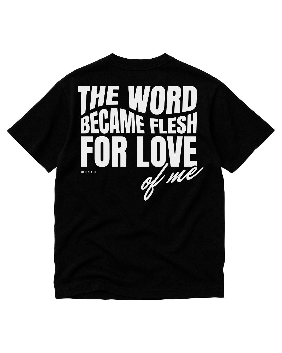 Camiseta Oversized - The Word (Preta)