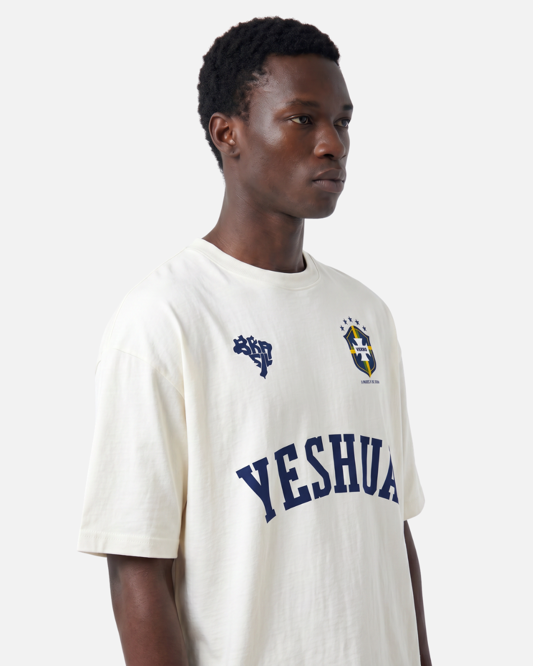 Camiseta Oversized OffWhite - Rei das Nações