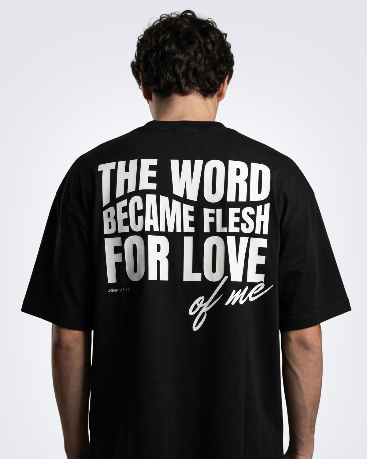 Camiseta Oversized - The Word (Preta)