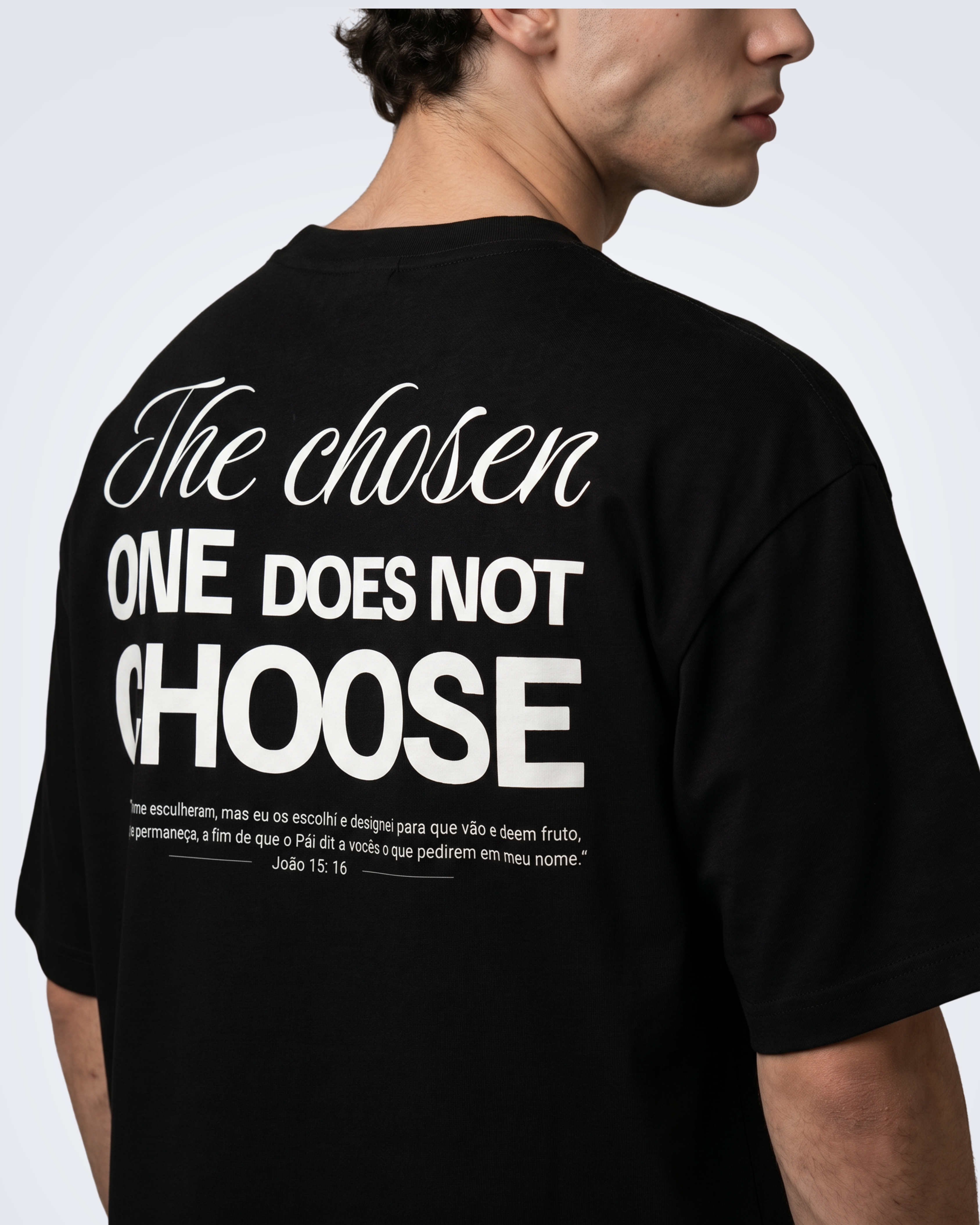 Camiseta Oversized - The chosen (Preta)
