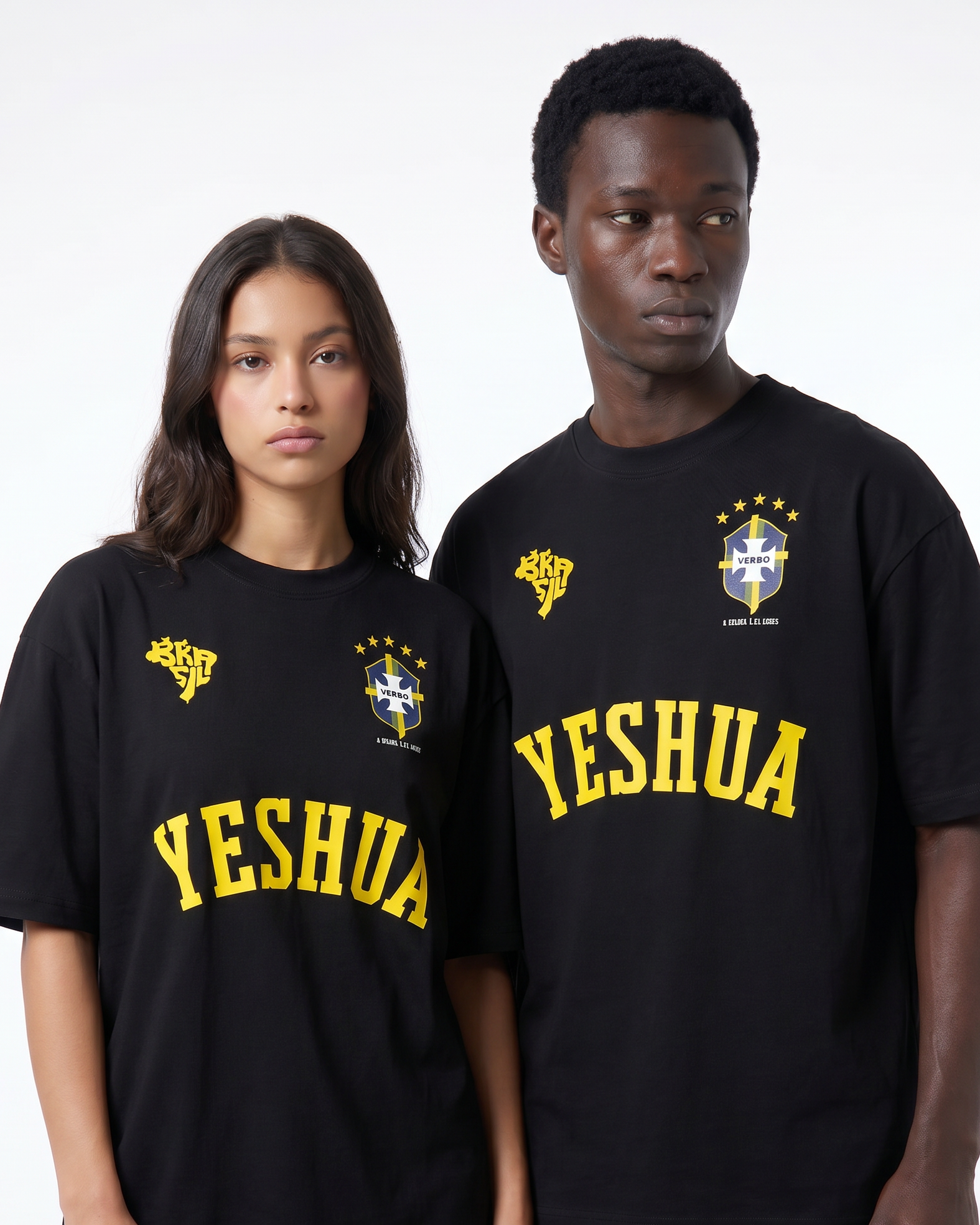 Camiseta Oversized Preta - Rei das Nações