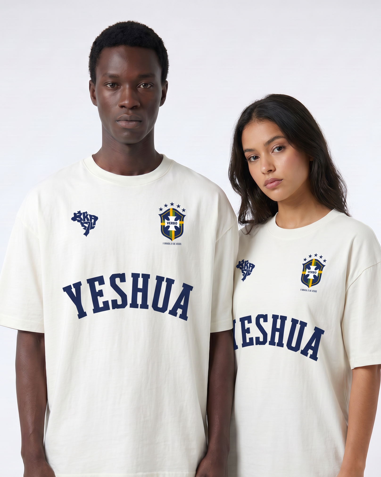 Camiseta Oversized OffWhite - Rei das Nações