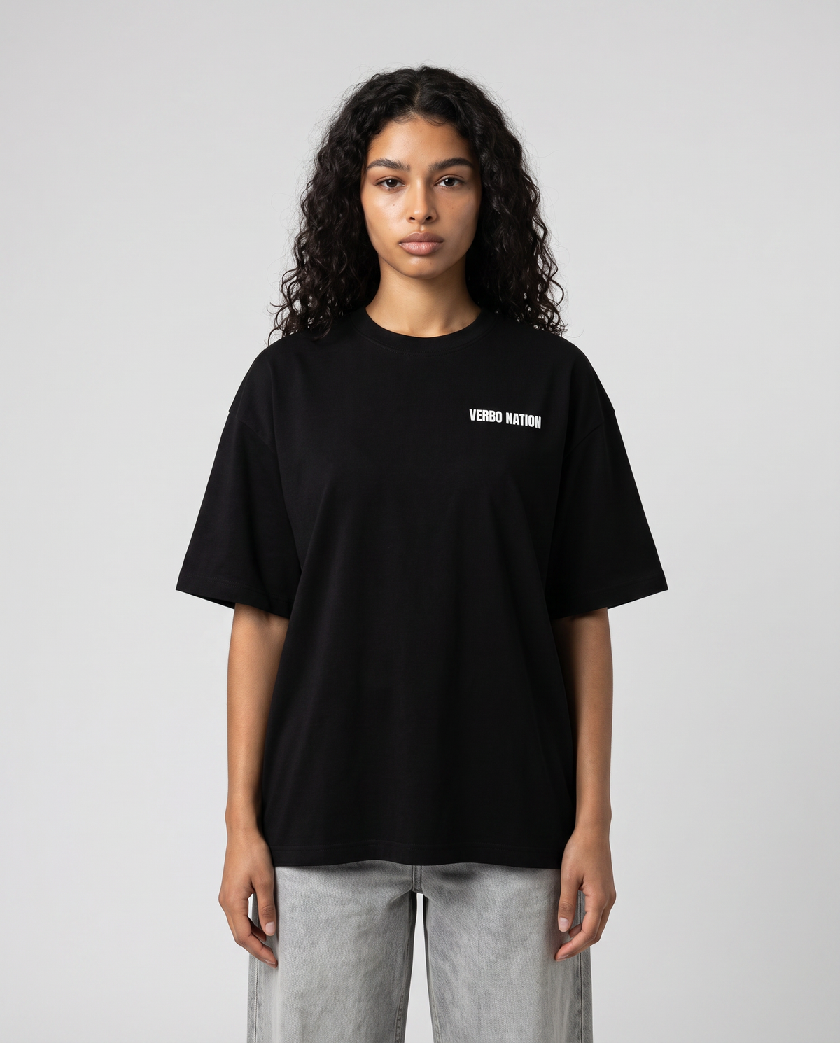 Camiseta Oversized - The Word (Preta)