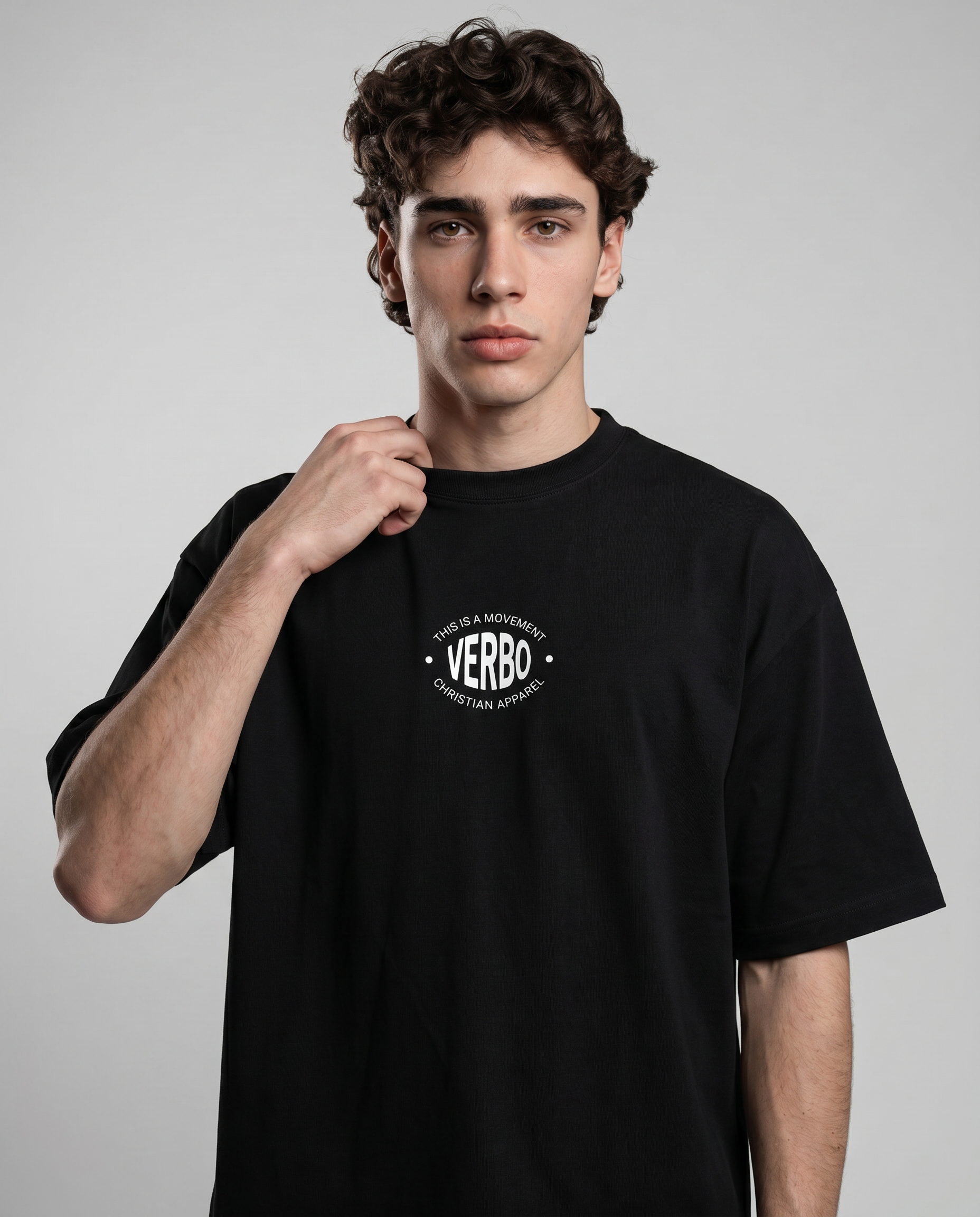 Camiseta Oversized - The chosen (Preta)