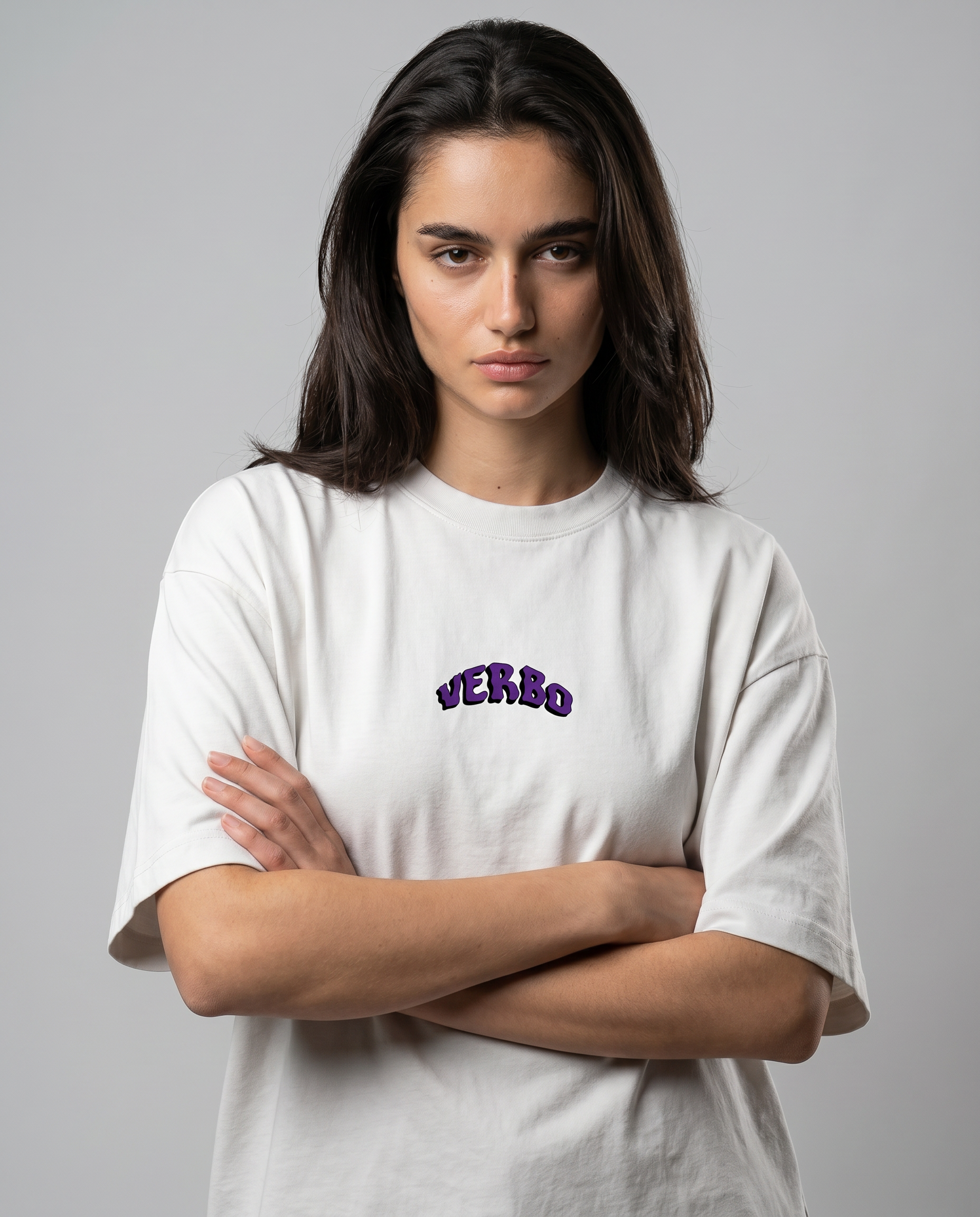 Camiseta Oversized - Ele me amou (OffWhite)