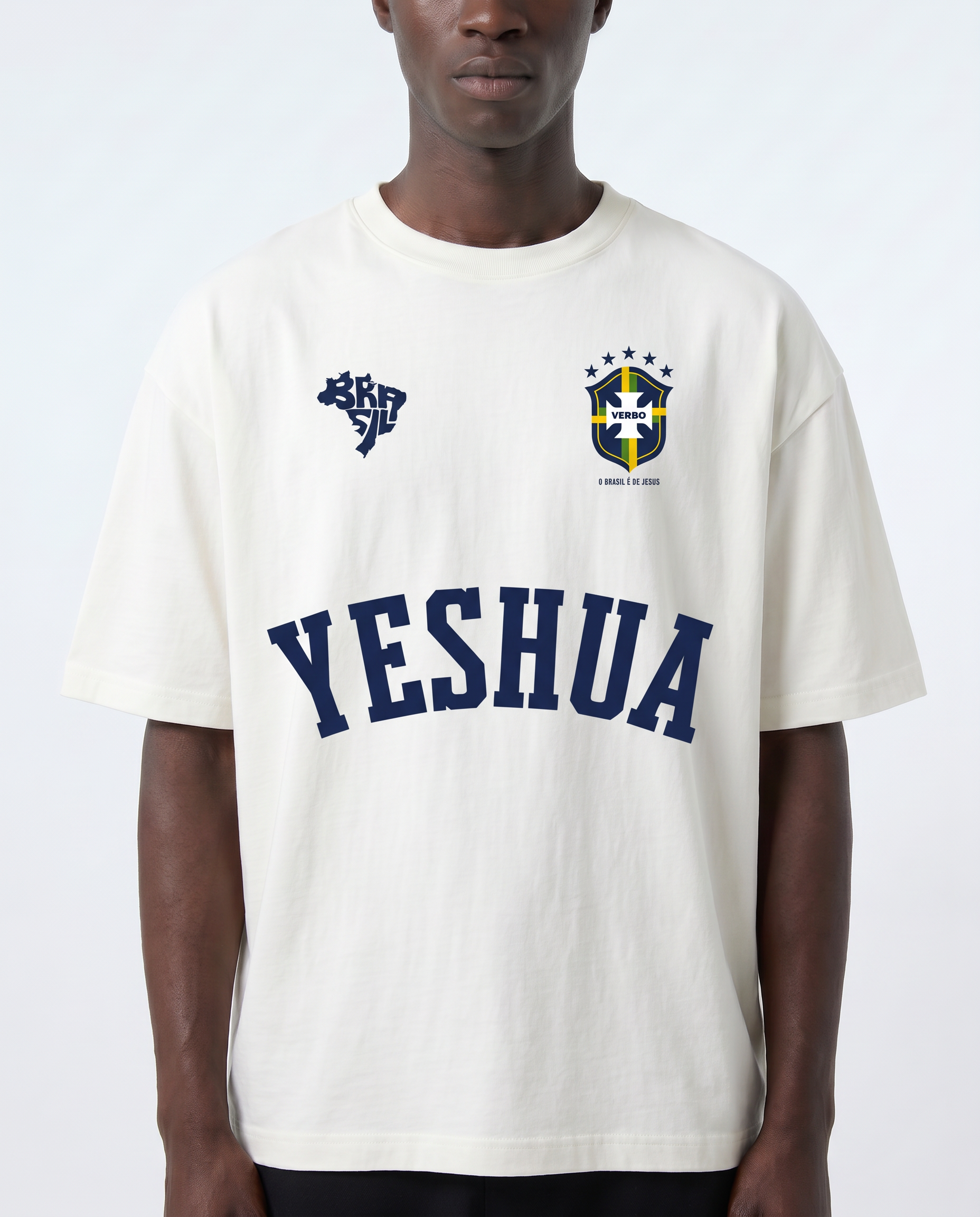 Camiseta Oversized OffWhite - Rei das Nações