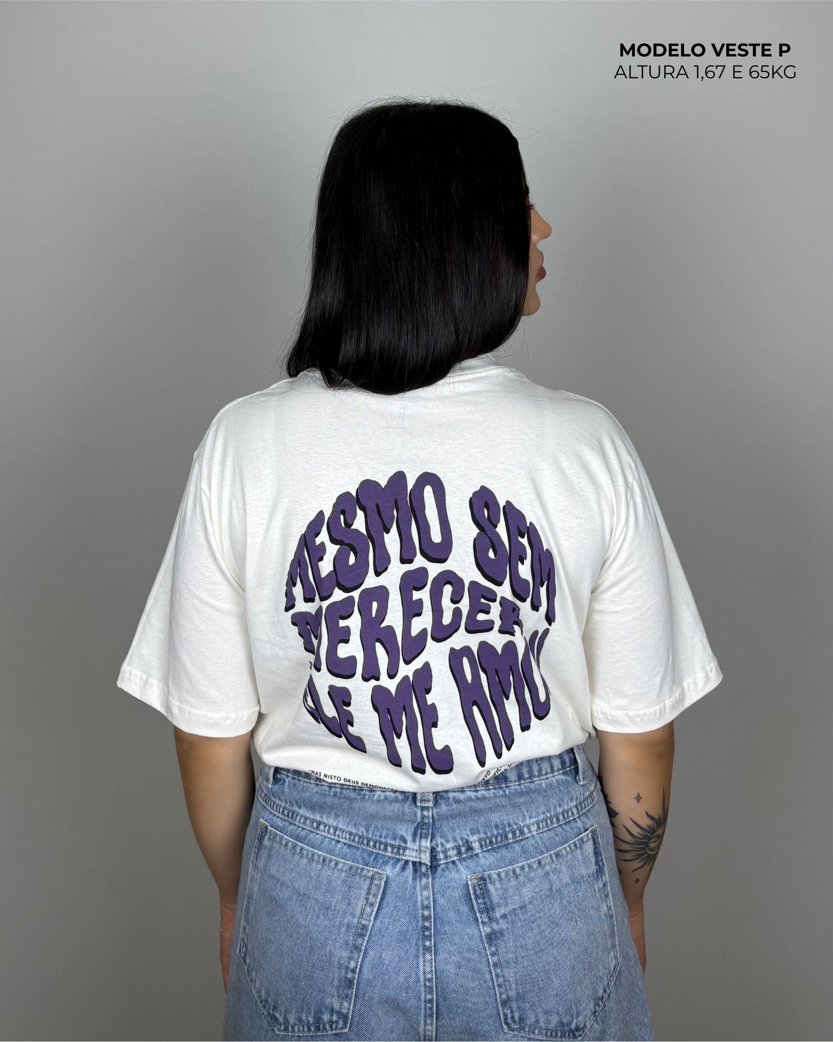 Kit 3 Camisetas Oversized - Ele me amou, Desert e The Chosen