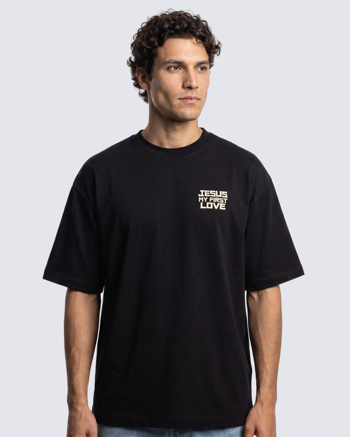 Camiseta Oversized - Jesus, meu Primeiro amor