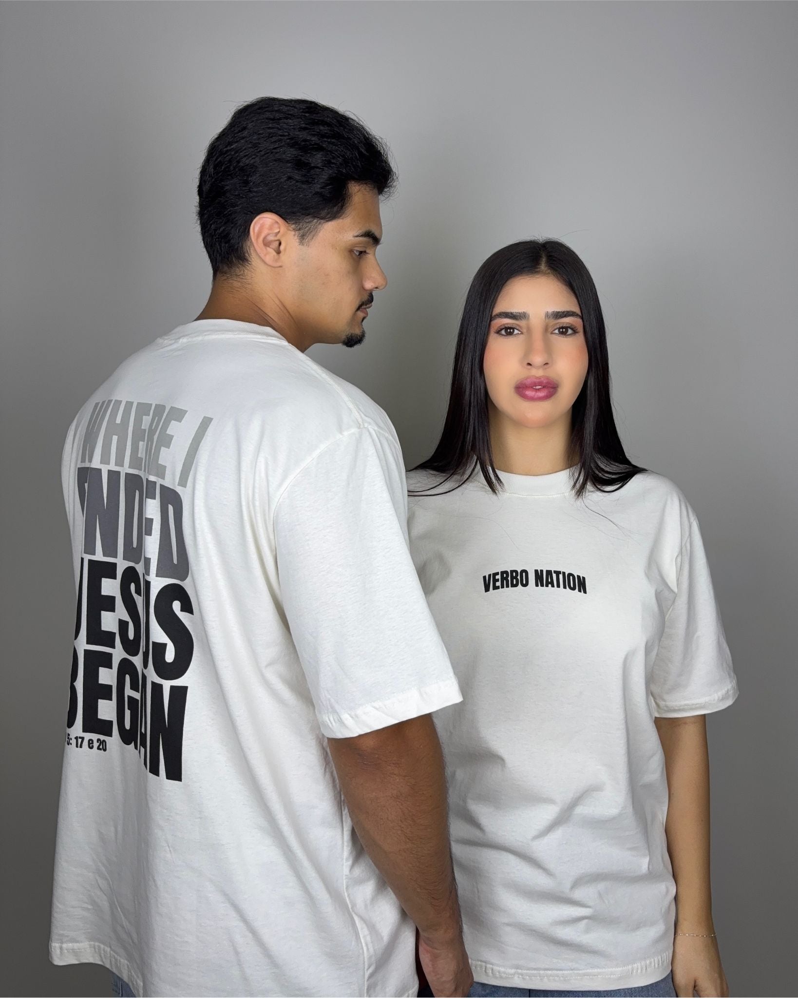 Kit 5 Camisetas Oversized - Coleção Verbo Start