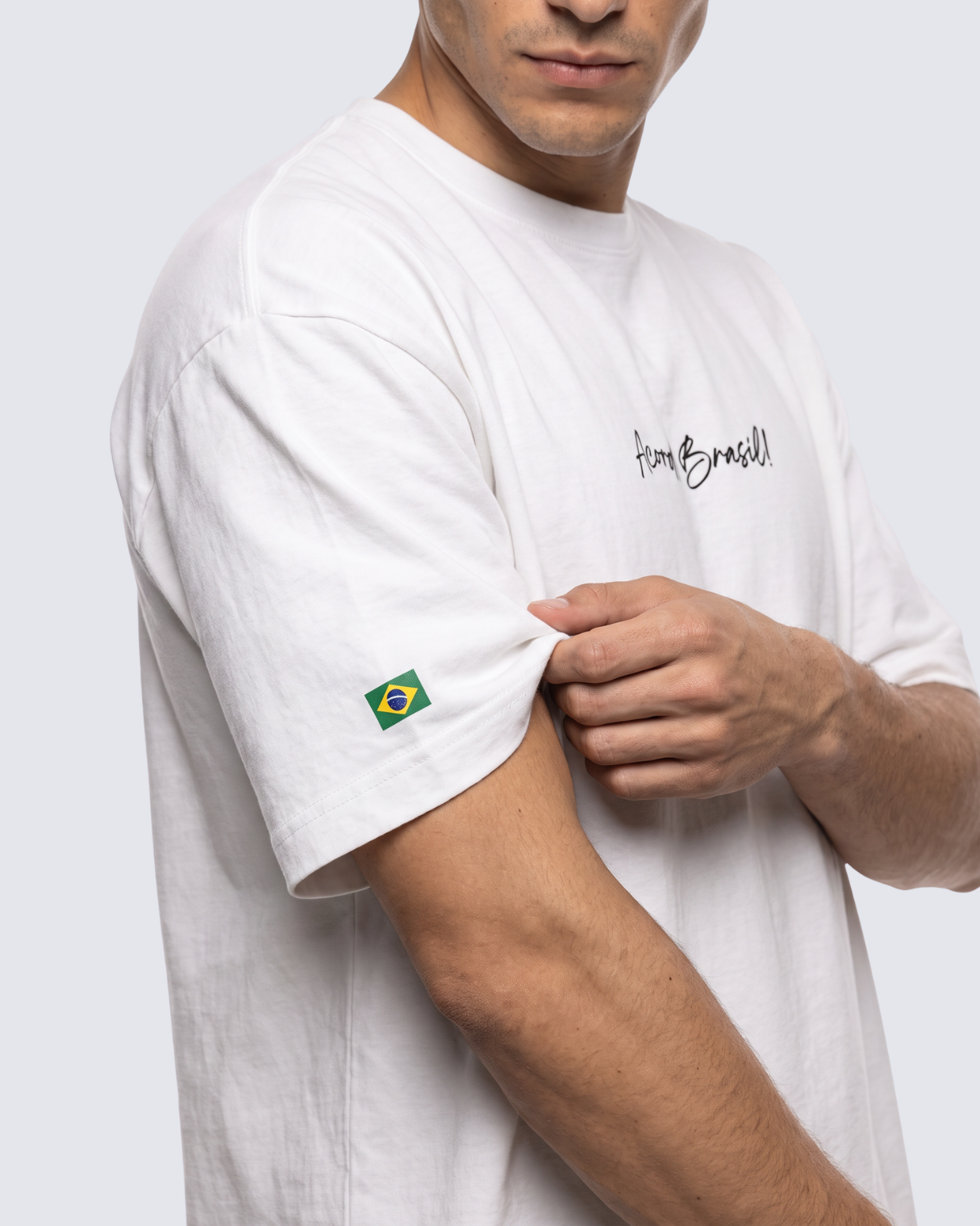 Camiseta Oversized - Acorda, Brasil!