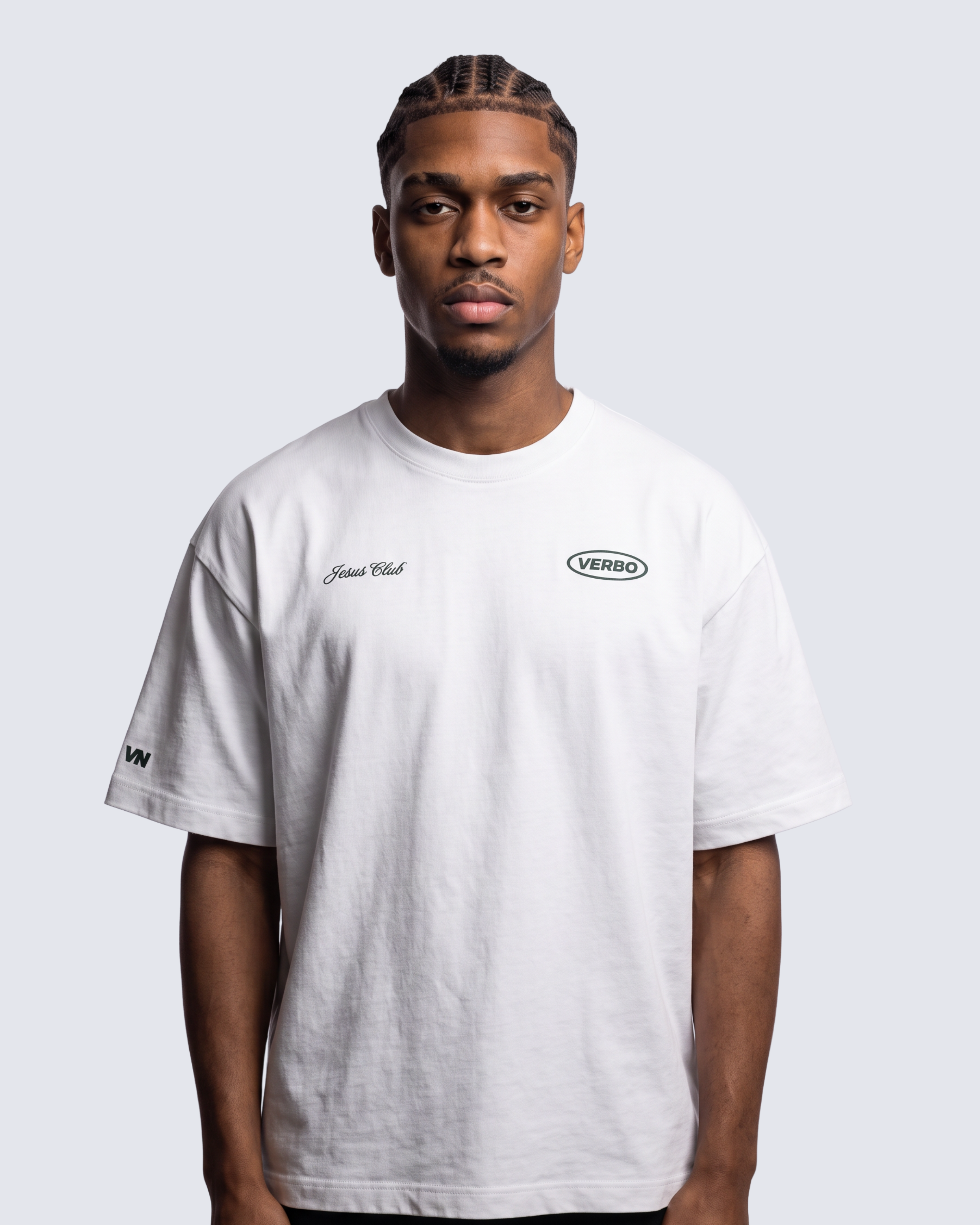 Camiseta Oversized OffWhite - Jesus Club