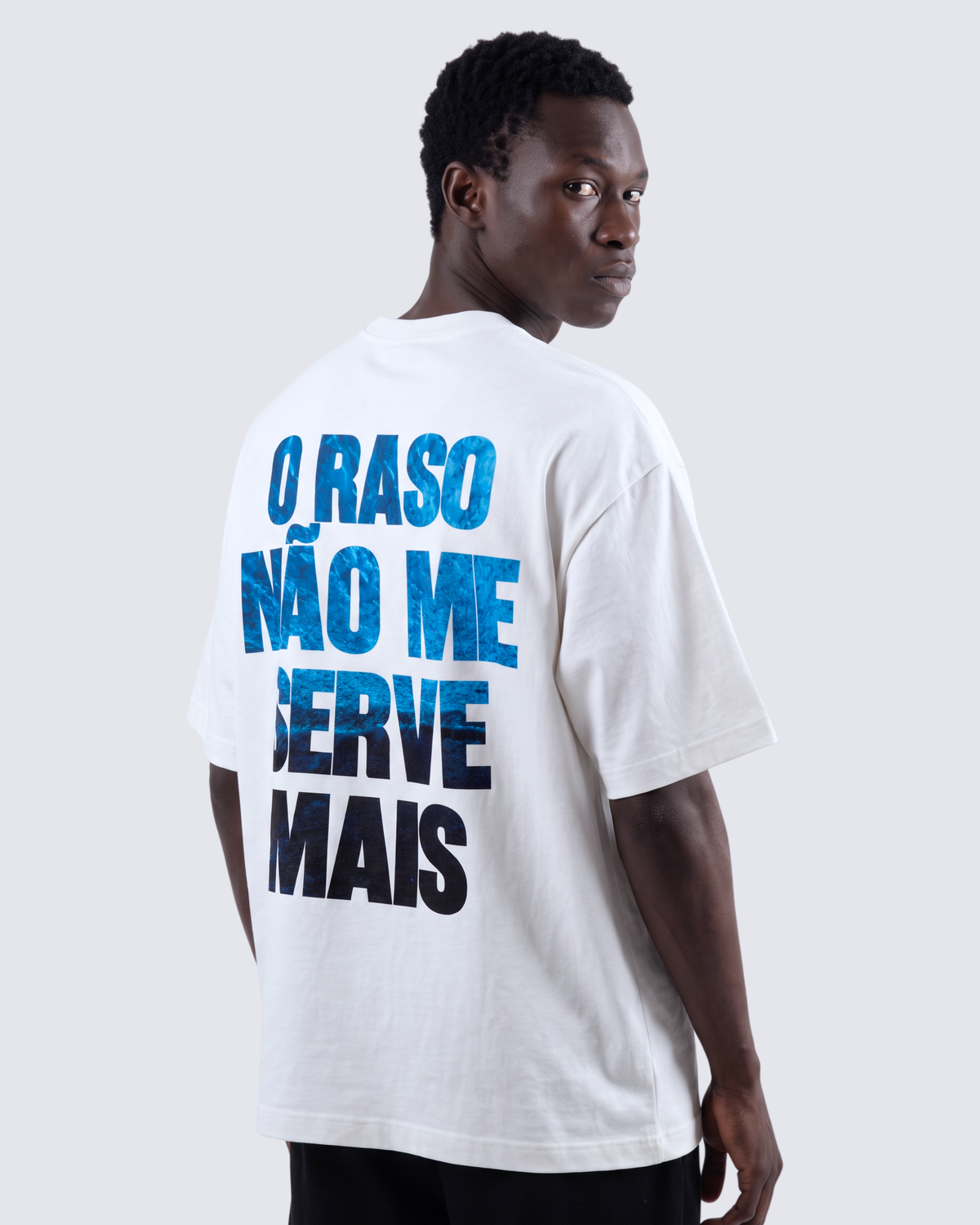 Camiseta Oversized - O raso não me serve mais