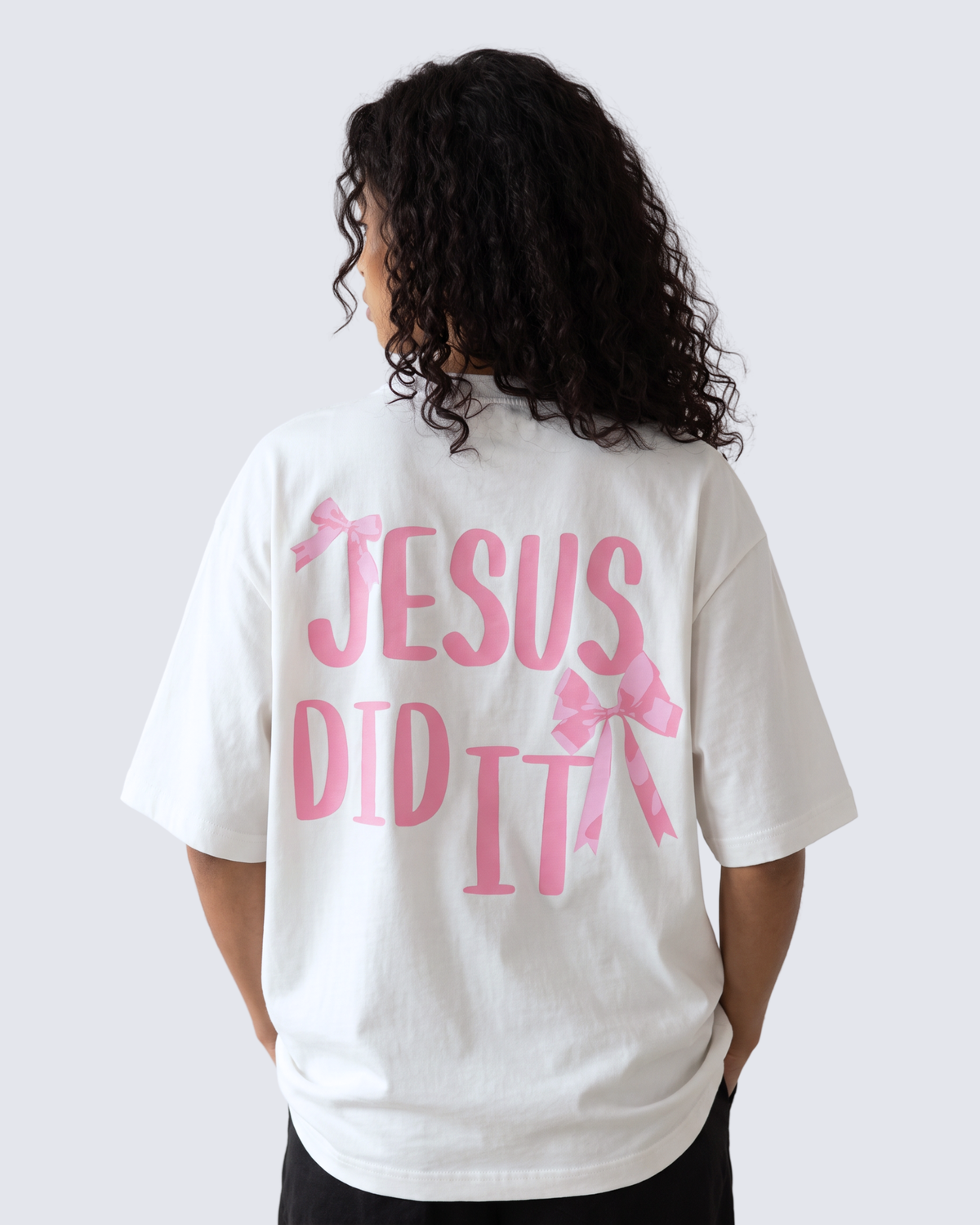 Camiseta Oversized - Jesus did it