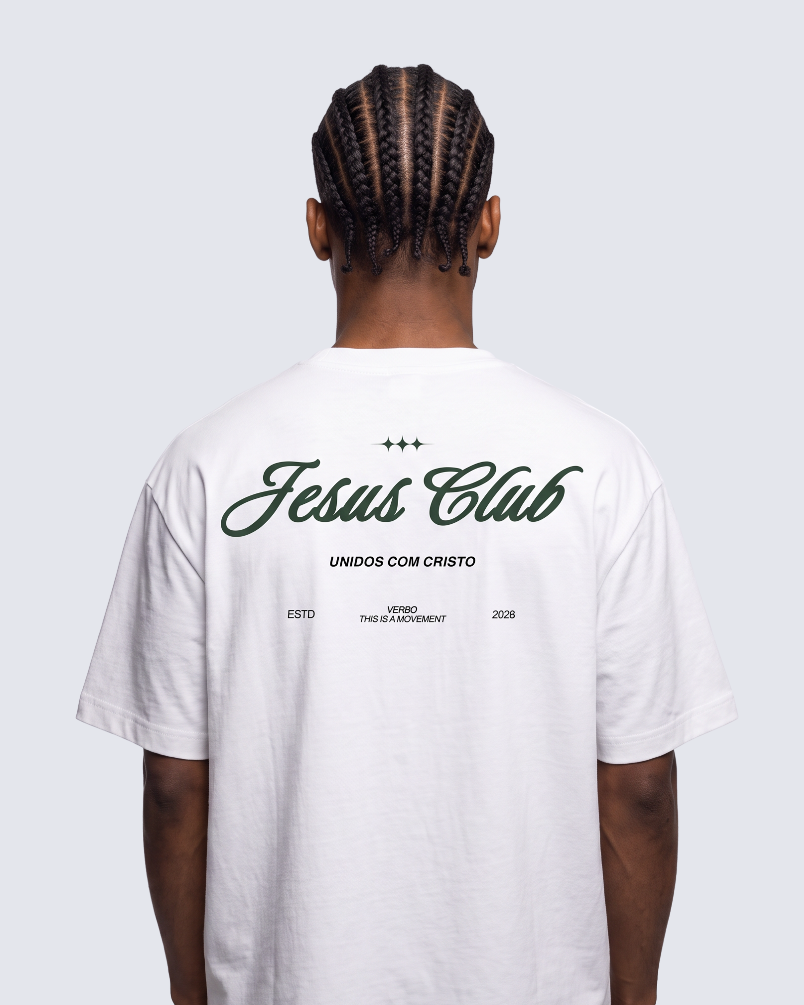 Camiseta Oversized OffWhite - Jesus Club