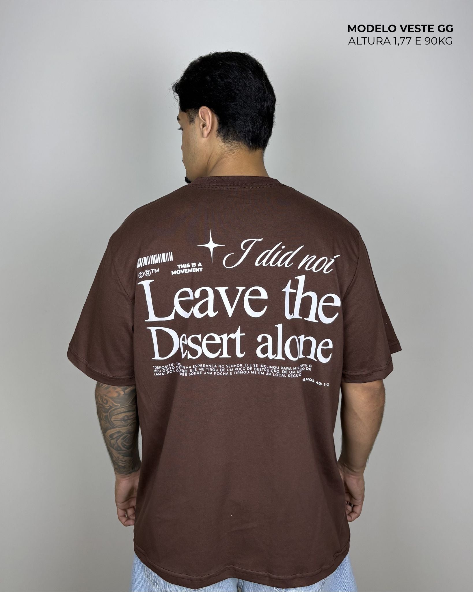 Camiseta Oversized - Desert (Marrom)