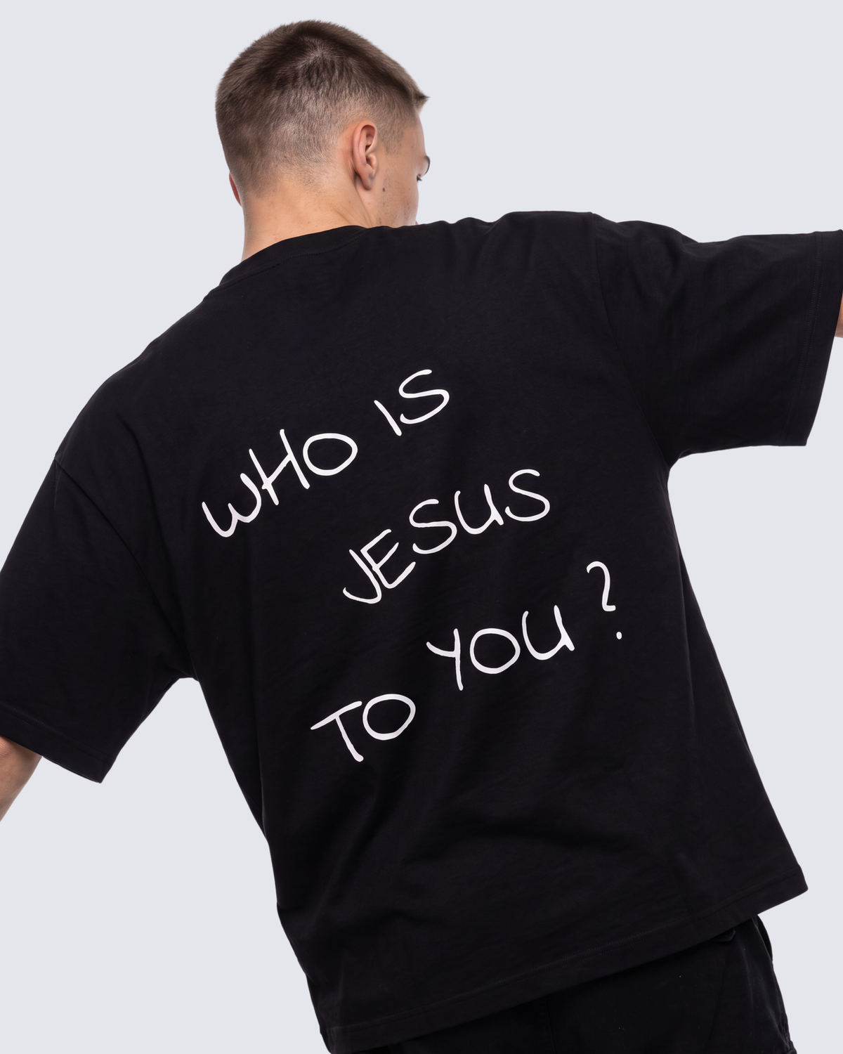 Camiseta Oversized - Who is Jesus to you?