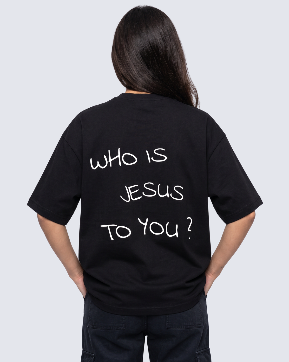 Camiseta Oversized - Who is Jesus to you?