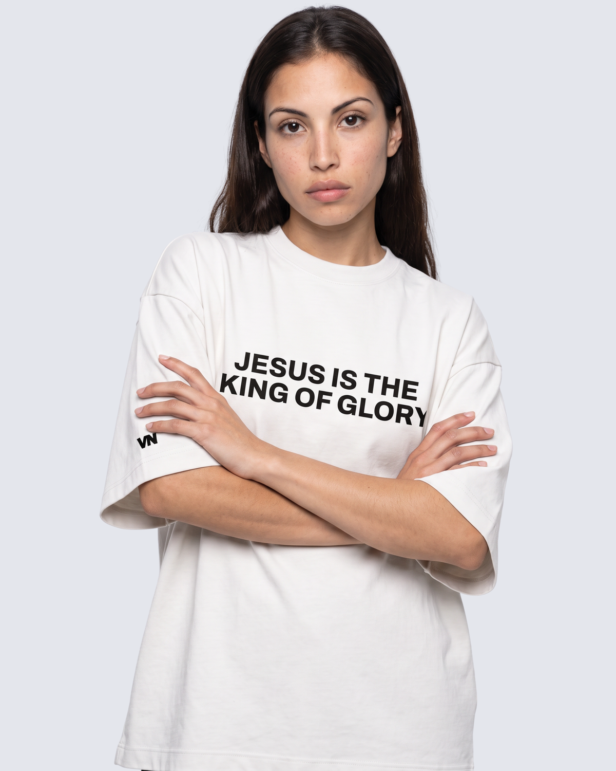 Camiseta Oversized - Jesus is King of Glory