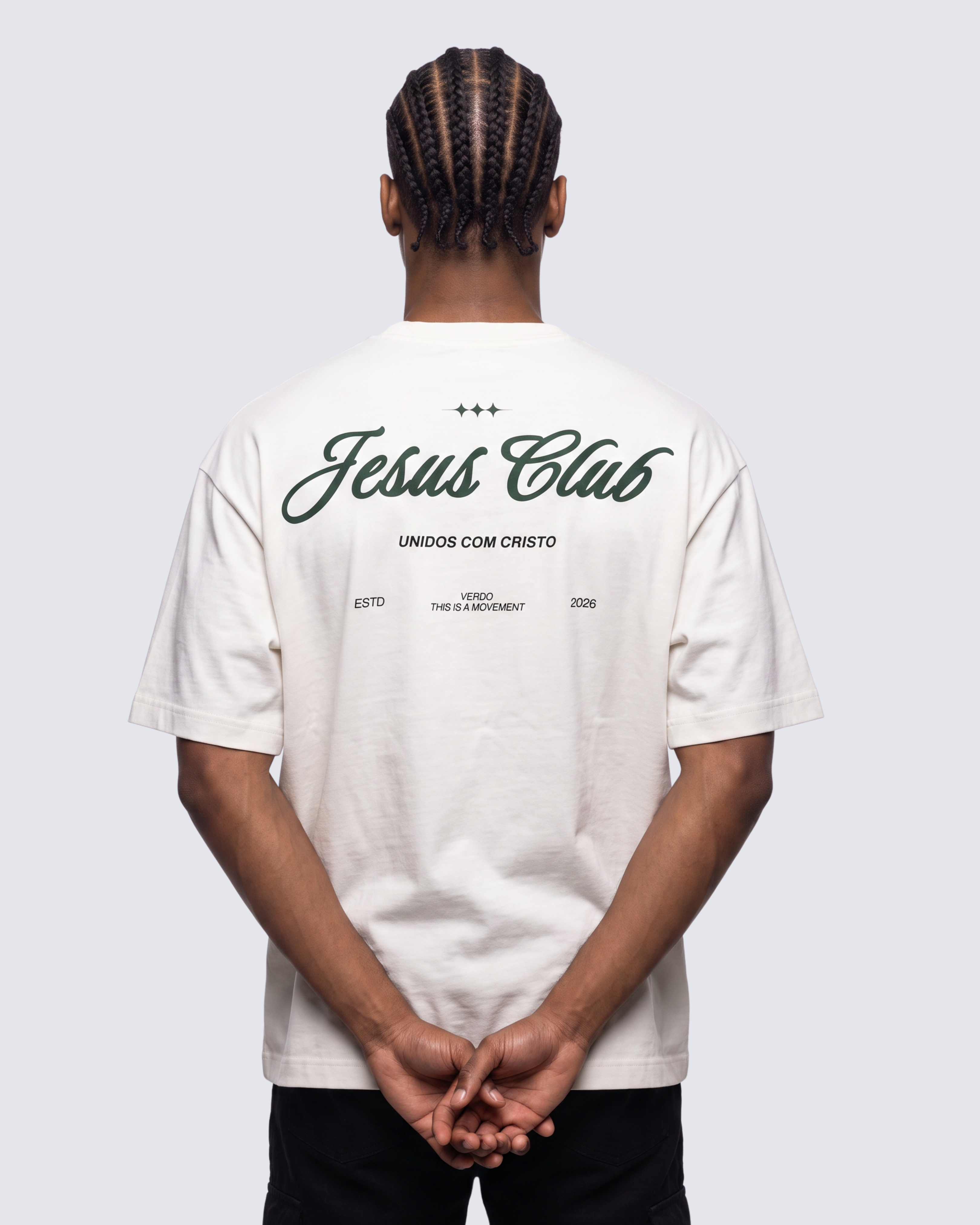 Camiseta Oversized OffWhite - Jesus Club