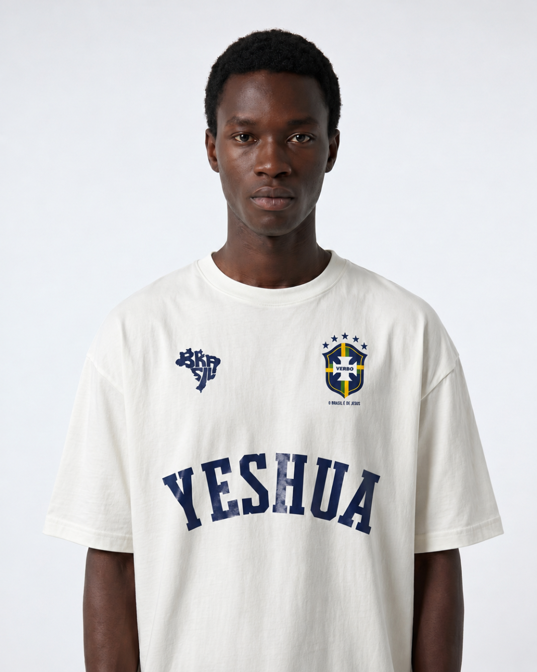 Camiseta Oversized OffWhite - Rei das Nações