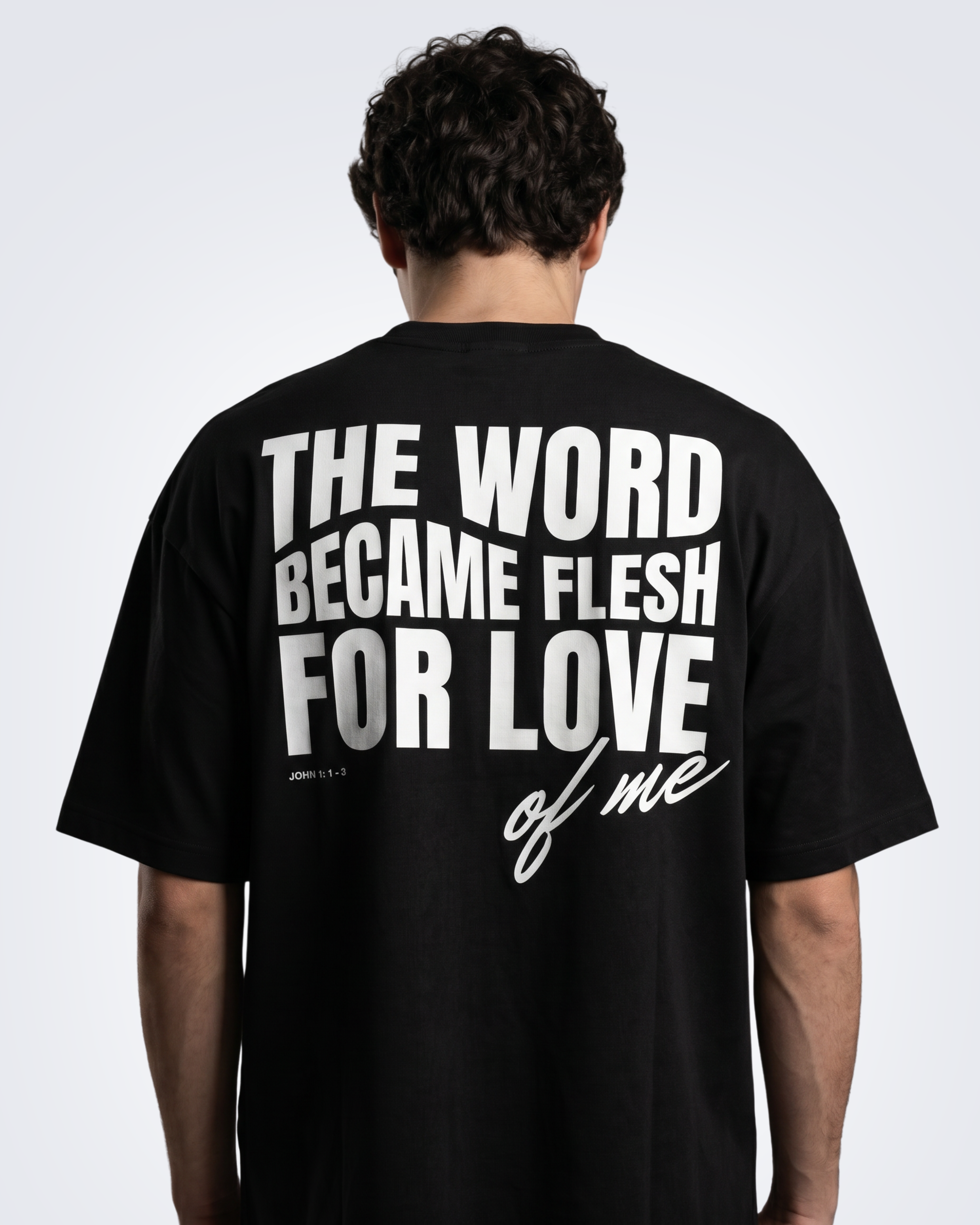 Camiseta Oversized - The Word (Preta)