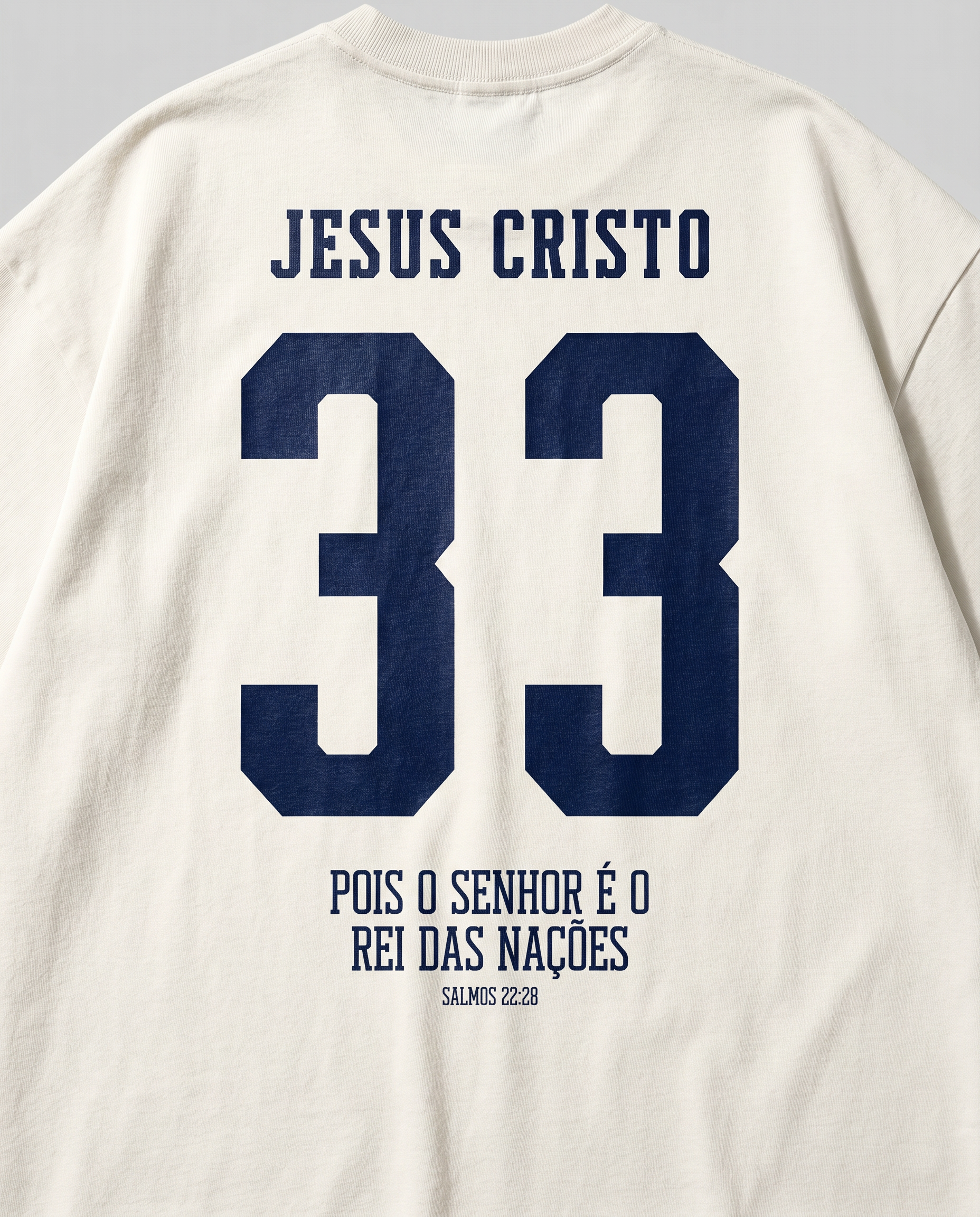 Camiseta Oversized OffWhite - Rei das Nações