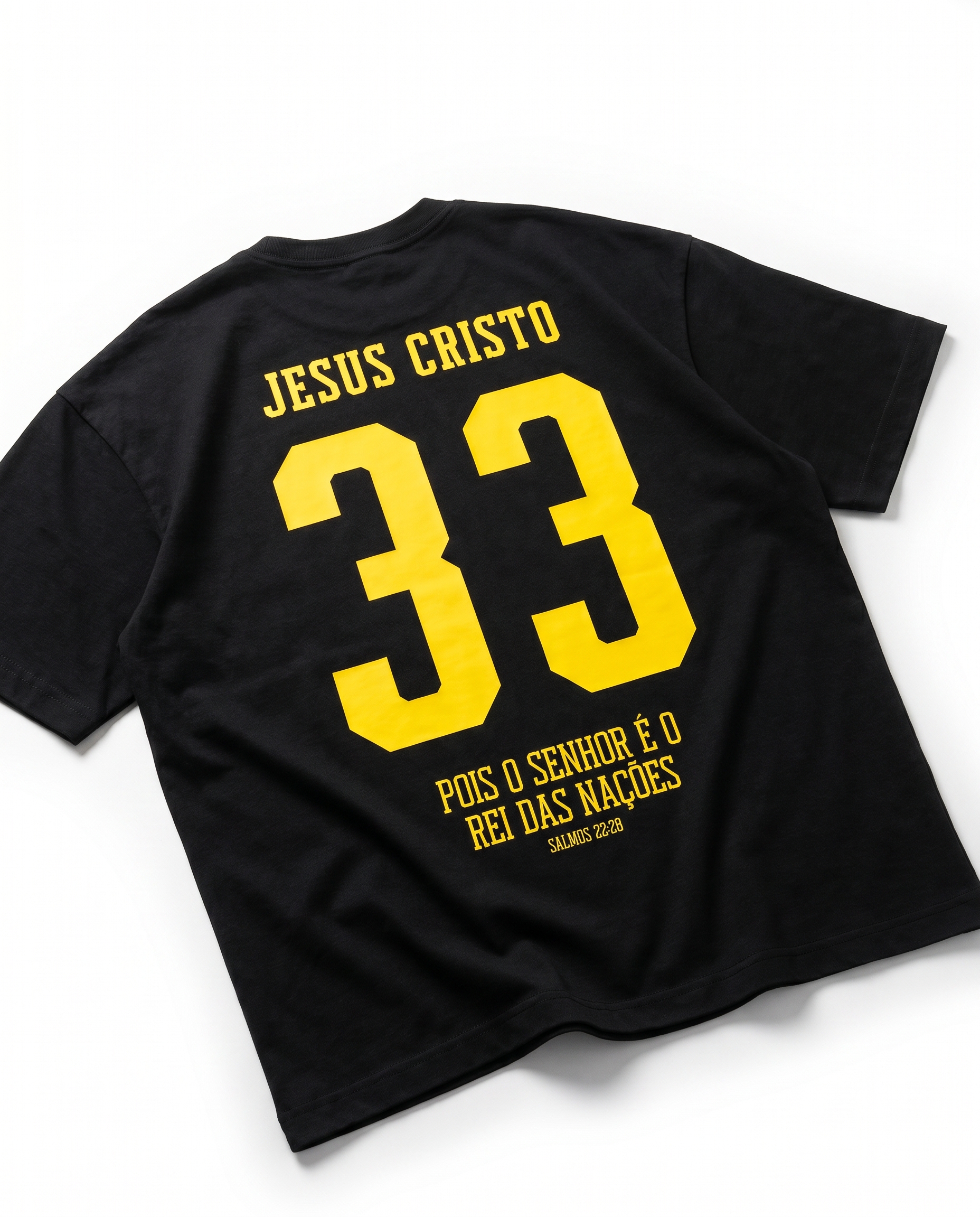 Camiseta Oversized Preta - Rei das Nações