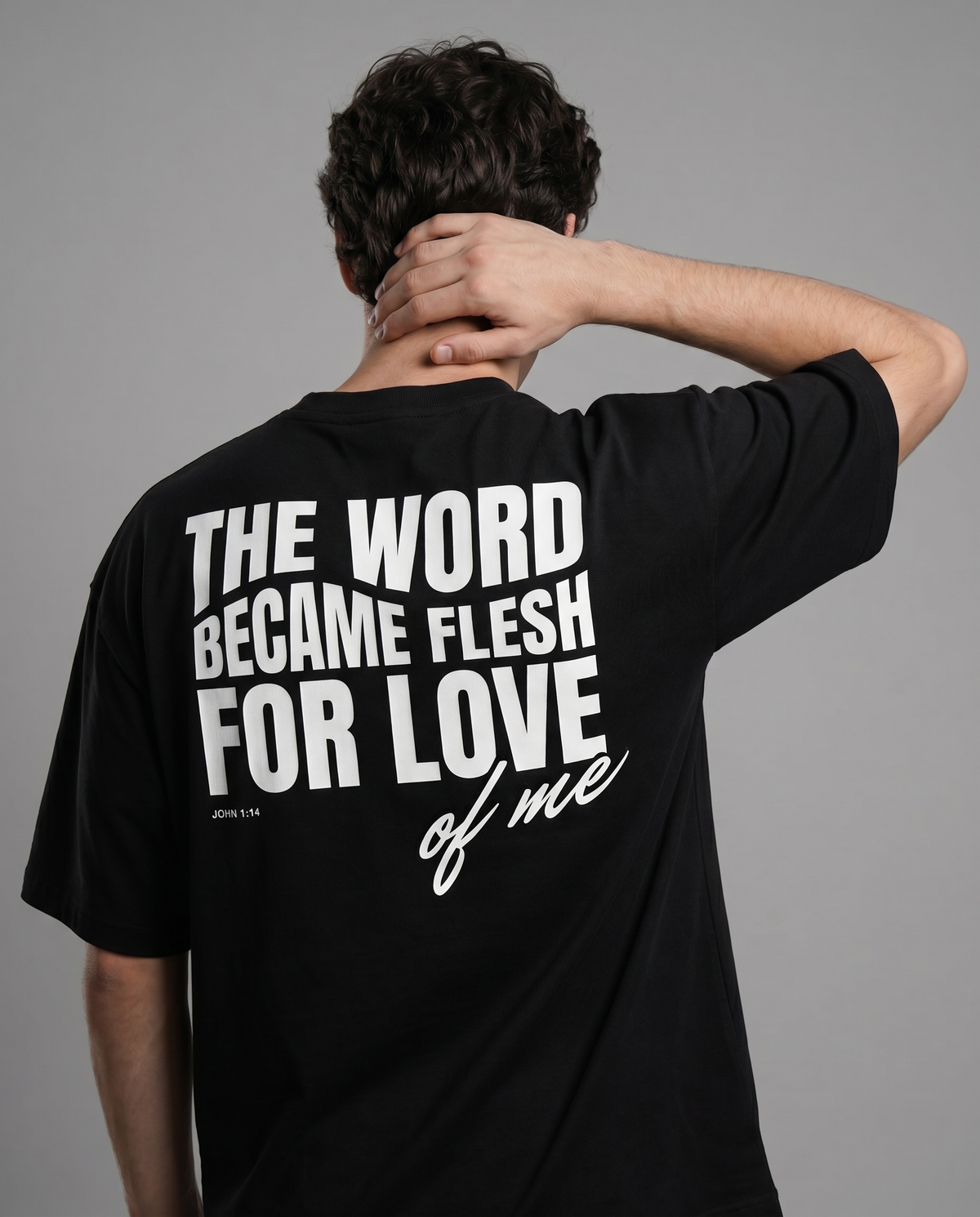 Camiseta Oversized - The Word (Preta)