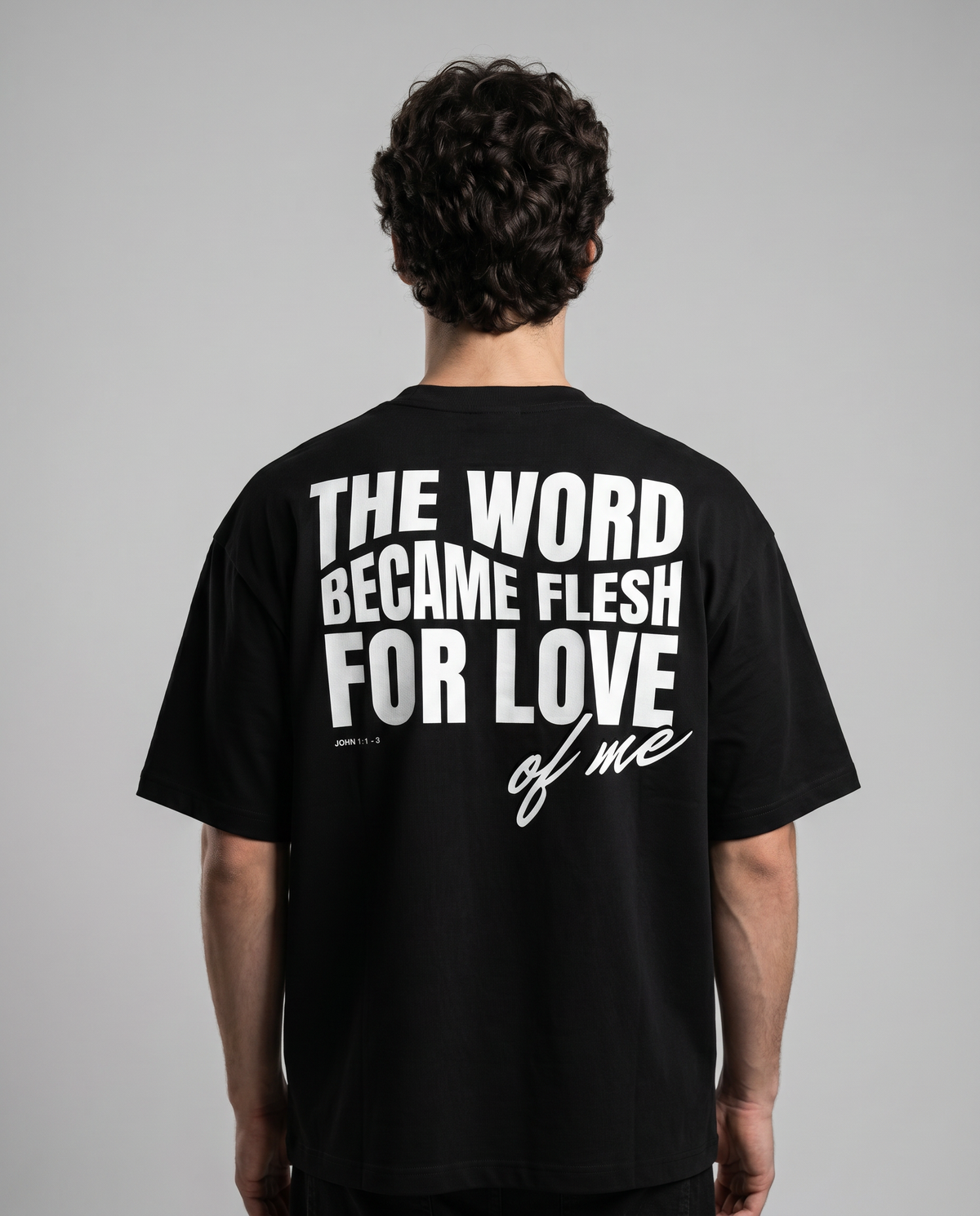 Camiseta Oversized - The Word (Preta)