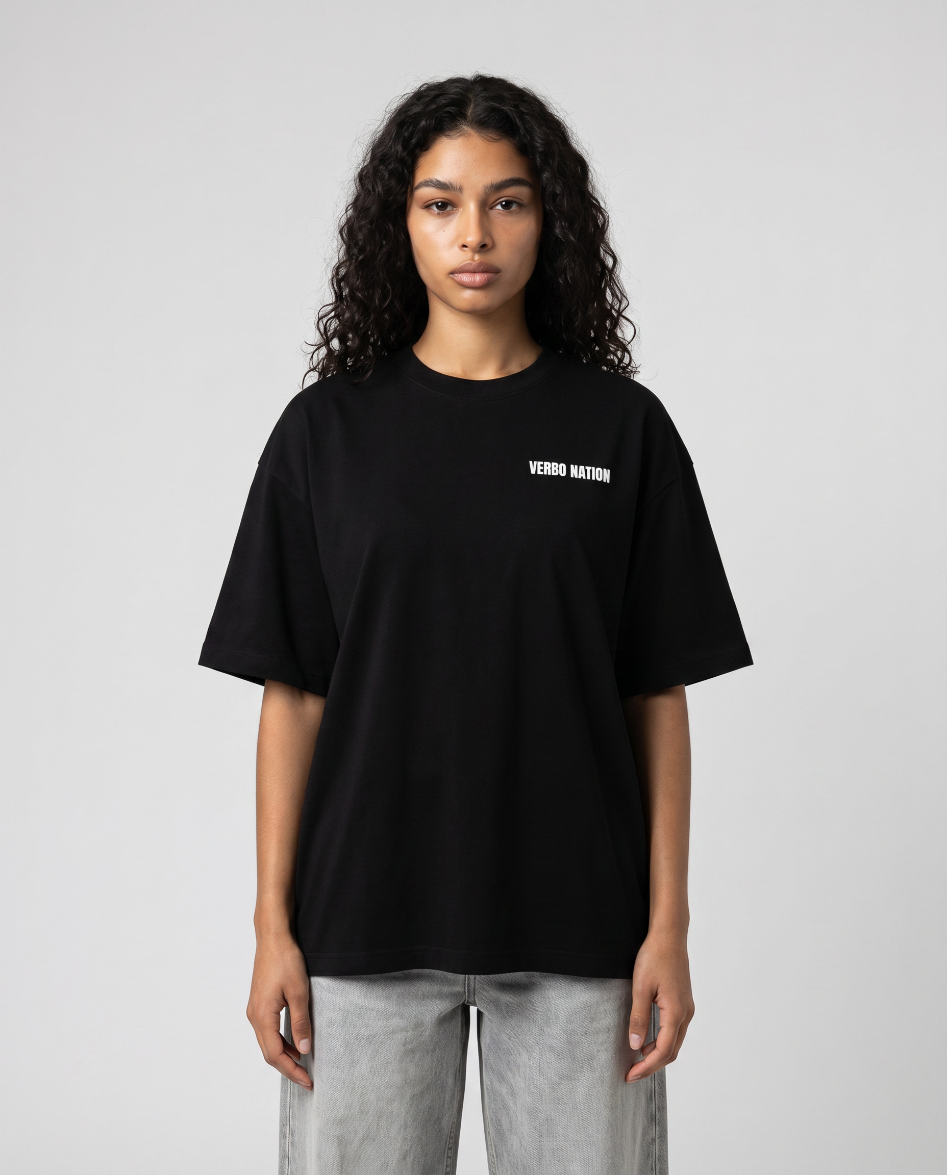 Camiseta Oversized - The Word (Preta)