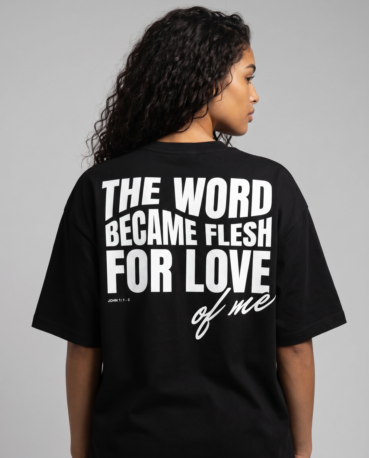 Camiseta Oversized - The Word (Preta)