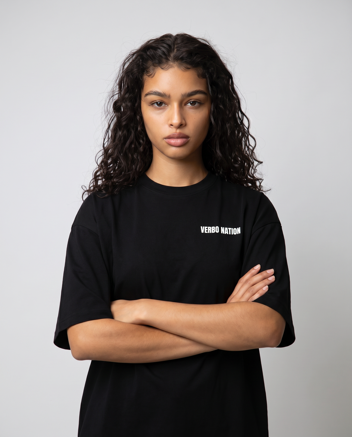 Camiseta Oversized - The Word (Preta)
