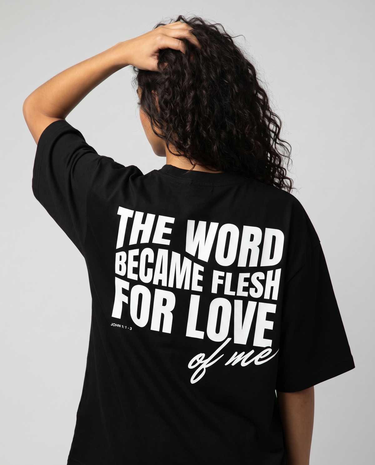Camiseta Oversized - The Word (Preta)