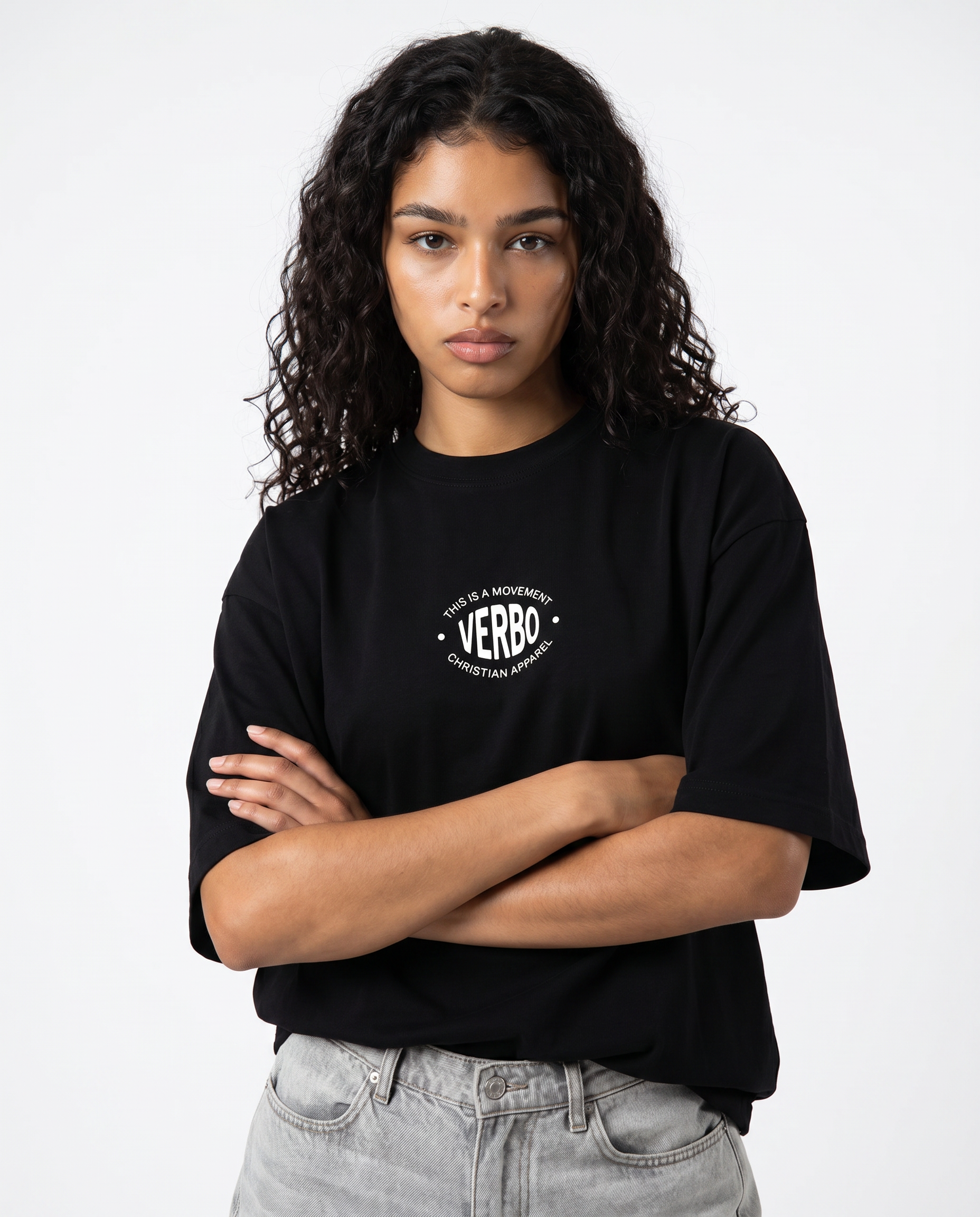 Camiseta Oversized - The chosen (Preta)