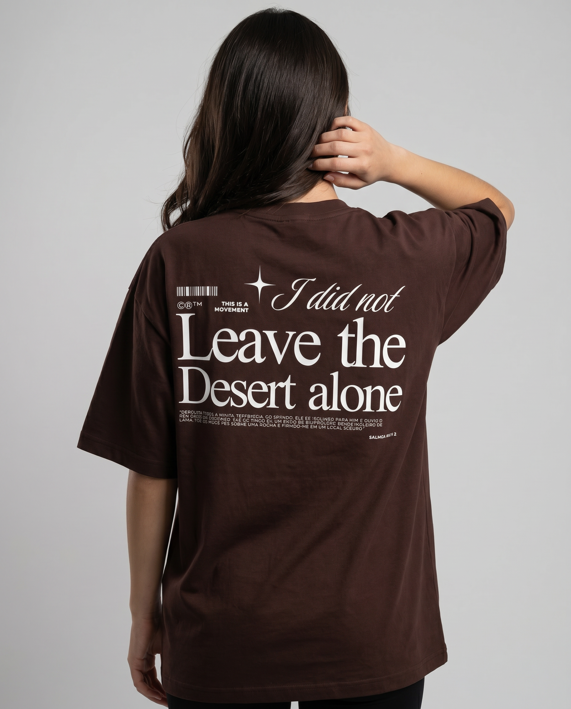 Camiseta Oversized - Desert (Marrom)