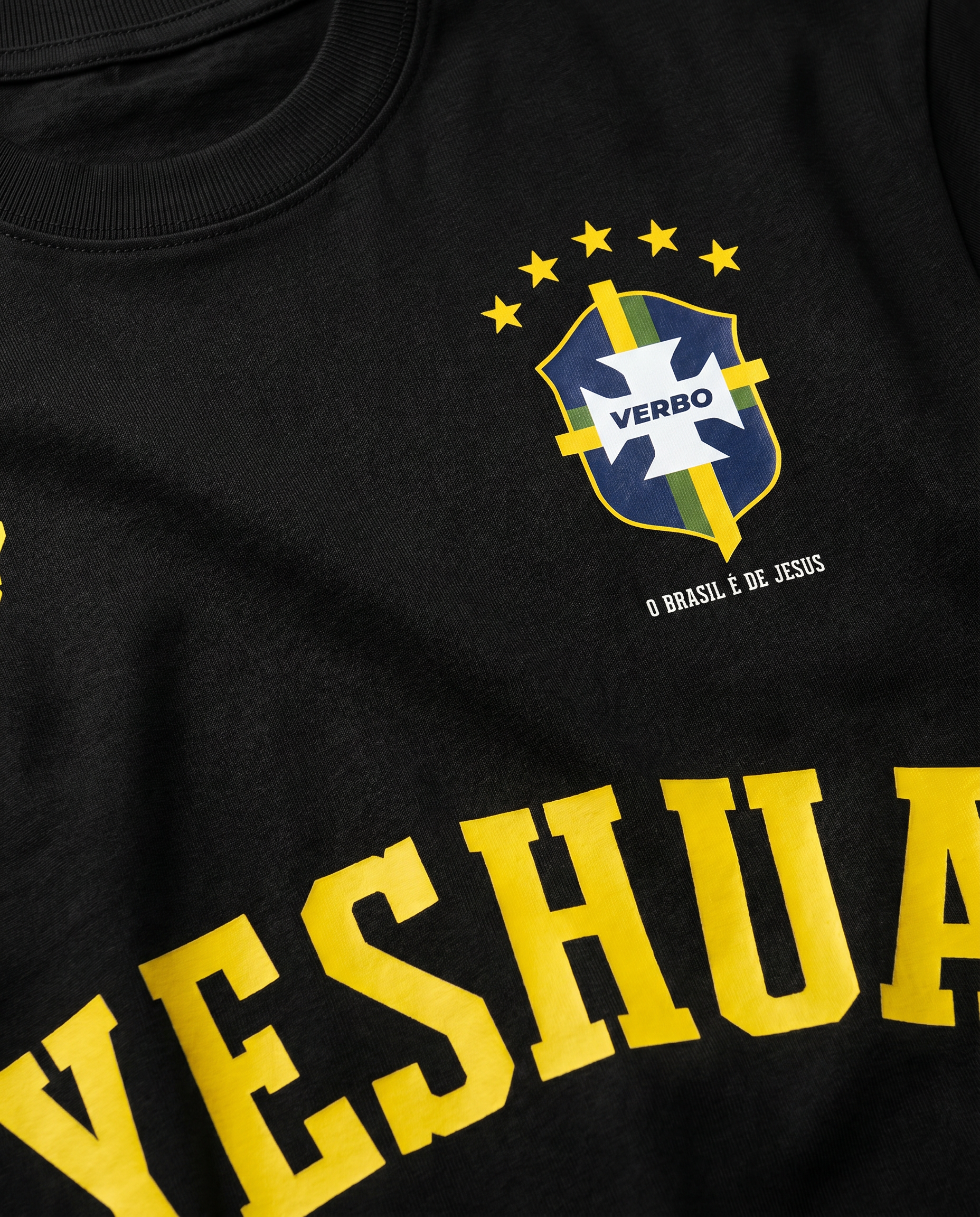 Camiseta Oversized Preta - Rei das Nações
