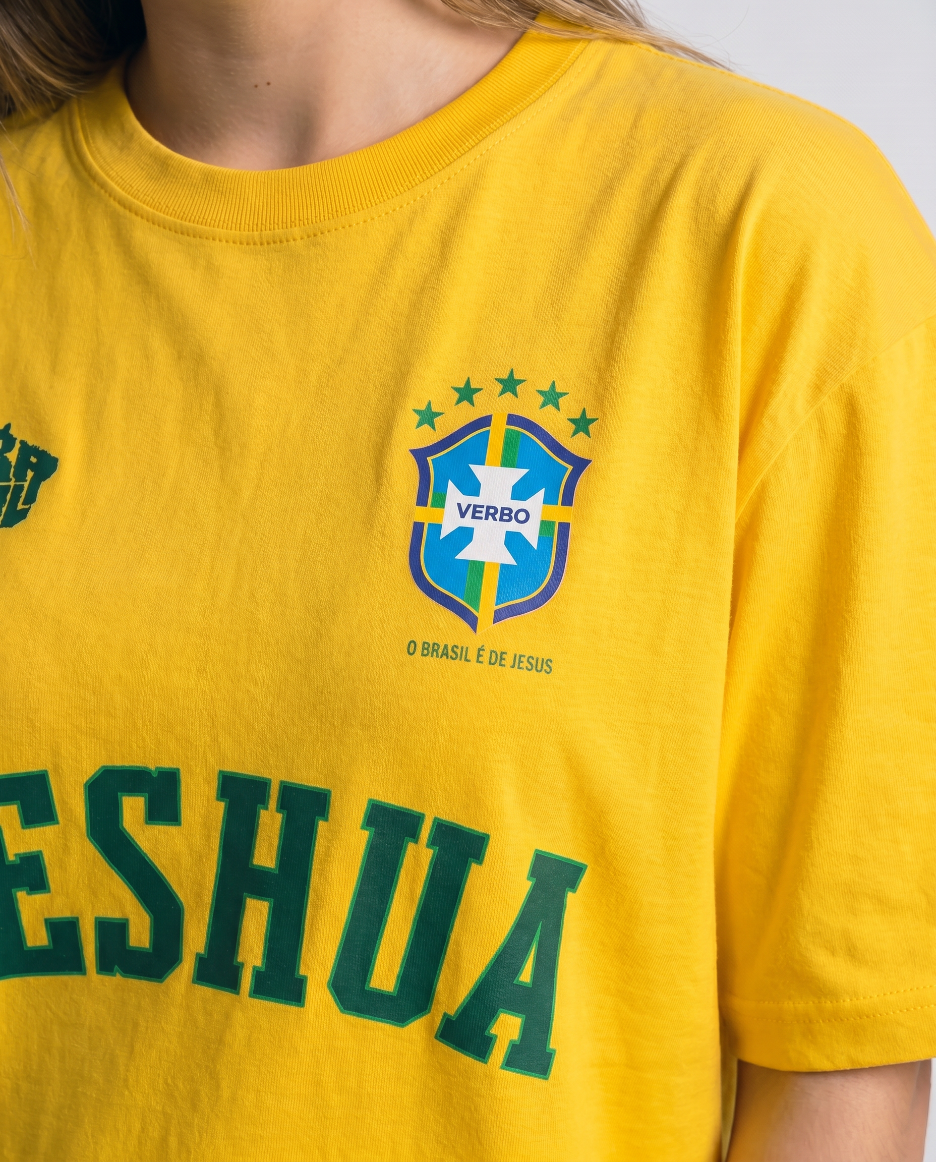 Camiseta Oversized Amarela - Rei das Nações